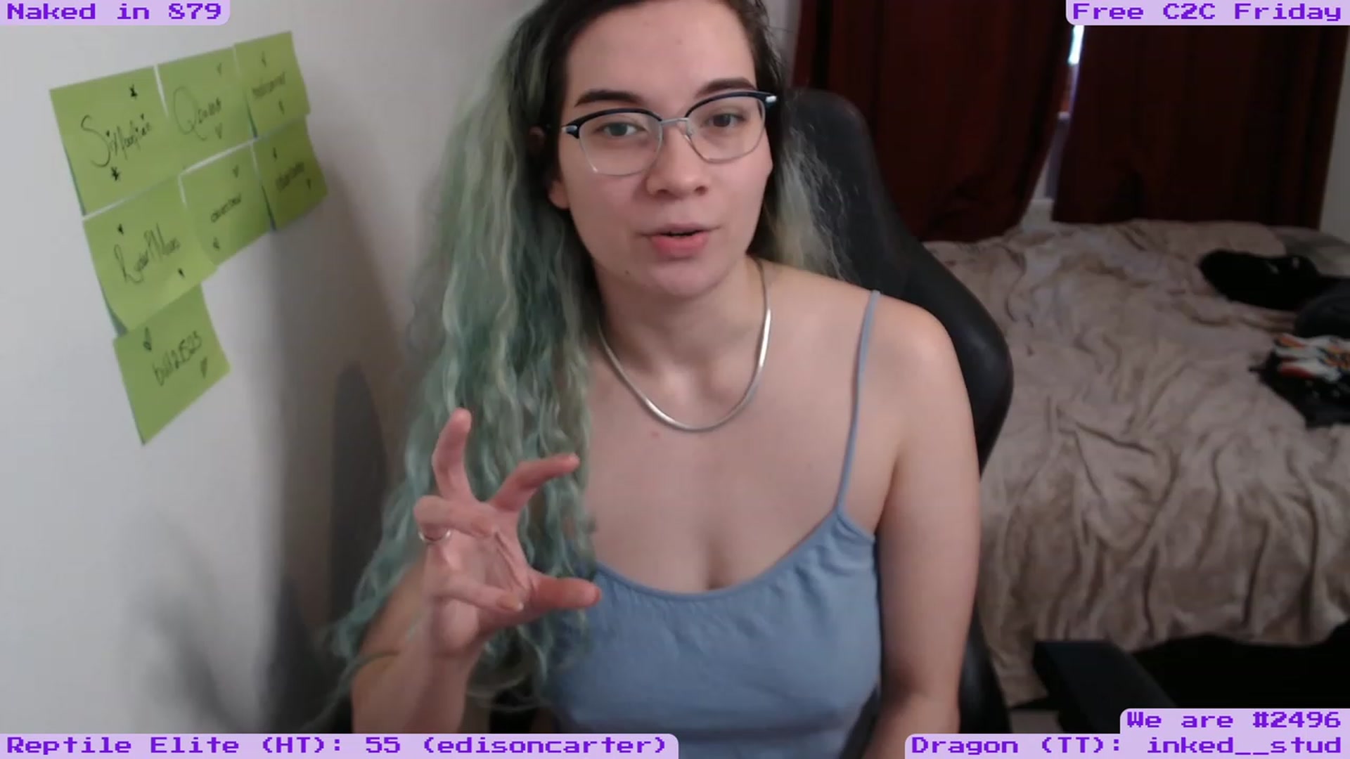 Gallery image thumbnail from EmoSmithers's myfreecams stream on, 04/07/2023, 15:23 image 11 of 20