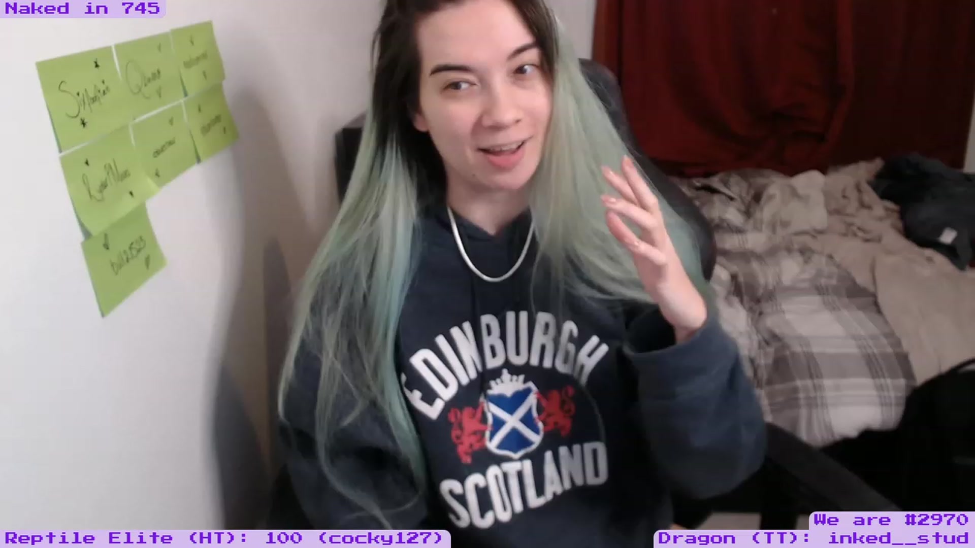 Gallery image thumbnail from EmoSmithers's myfreecams stream on, 04/10/2023, 14:05 image 5 of 20