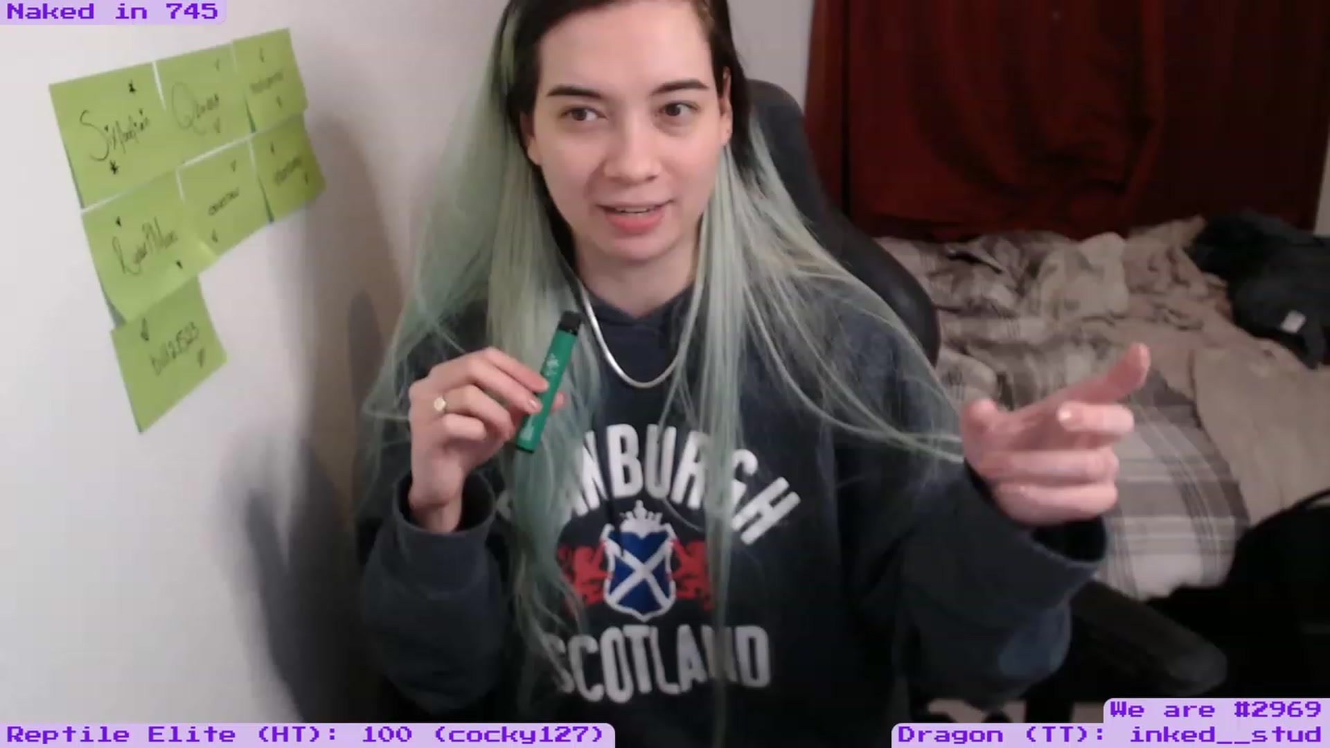 Gallery image thumbnail from EmoSmithers's myfreecams stream on, 04/10/2023, 14:05 image 9 of 20