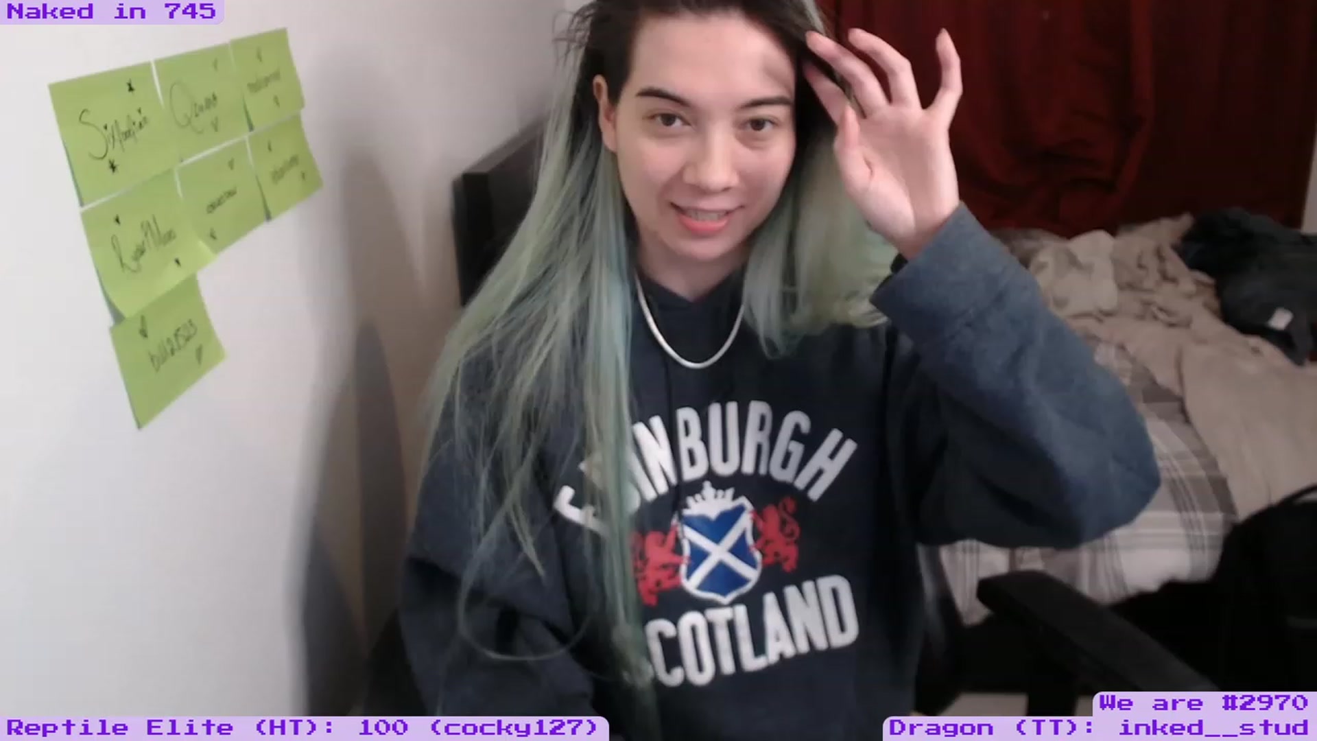 Gallery image thumbnail from EmoSmithers's myfreecams stream on, 04/10/2023, 14:05 image 6 of 20
