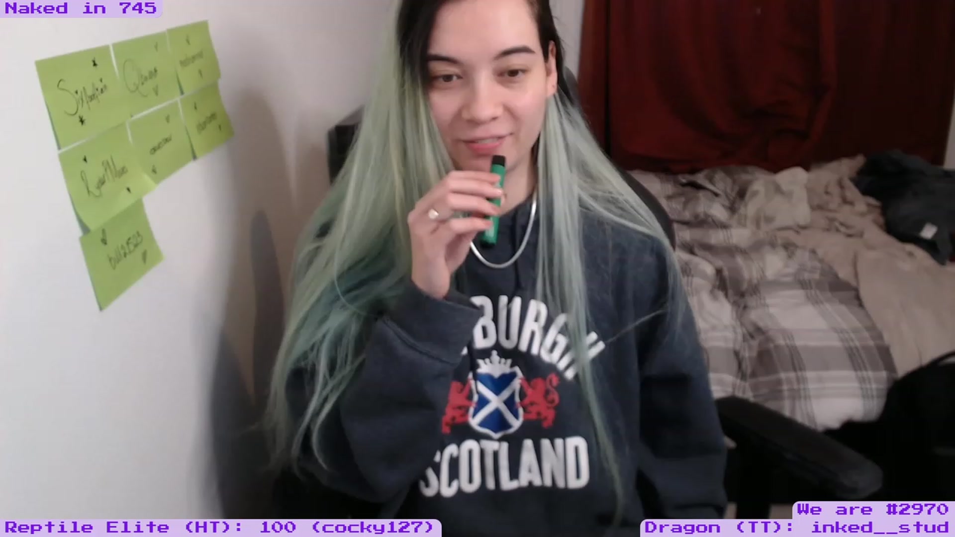Gallery image thumbnail from EmoSmithers's myfreecams stream on, 04/10/2023, 14:05 image 8 of 20