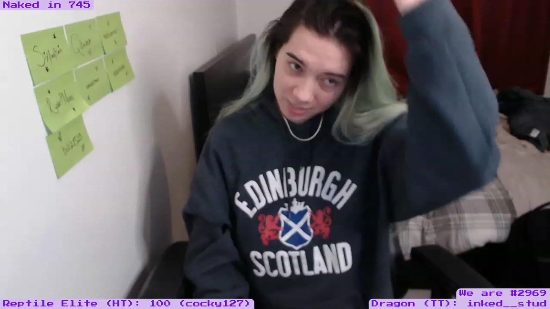 Gallery image thumbnail from EmoSmithers's myfreecams stream on, 04/10/2023, 14:05 image 2 of 20