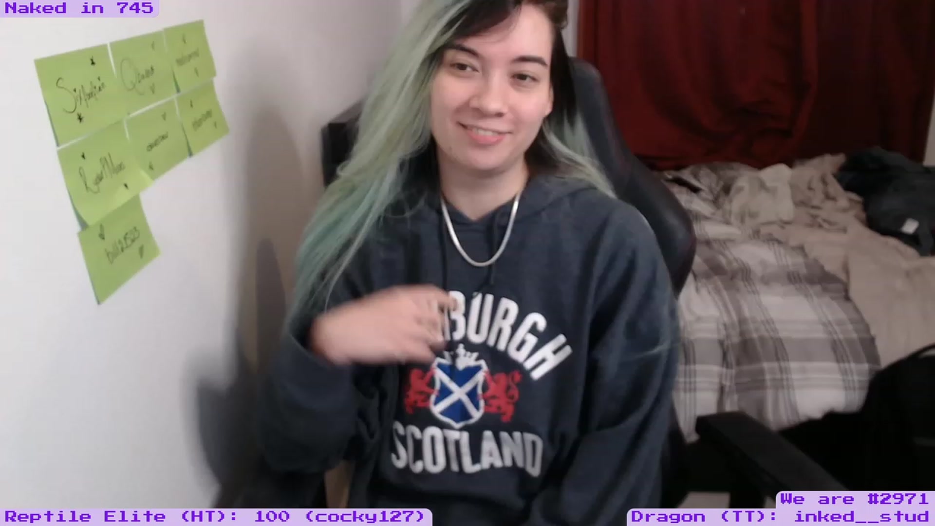 Gallery image thumbnail from EmoSmithers's myfreecams stream on, 04/10/2023, 14:05 image 14 of 20
