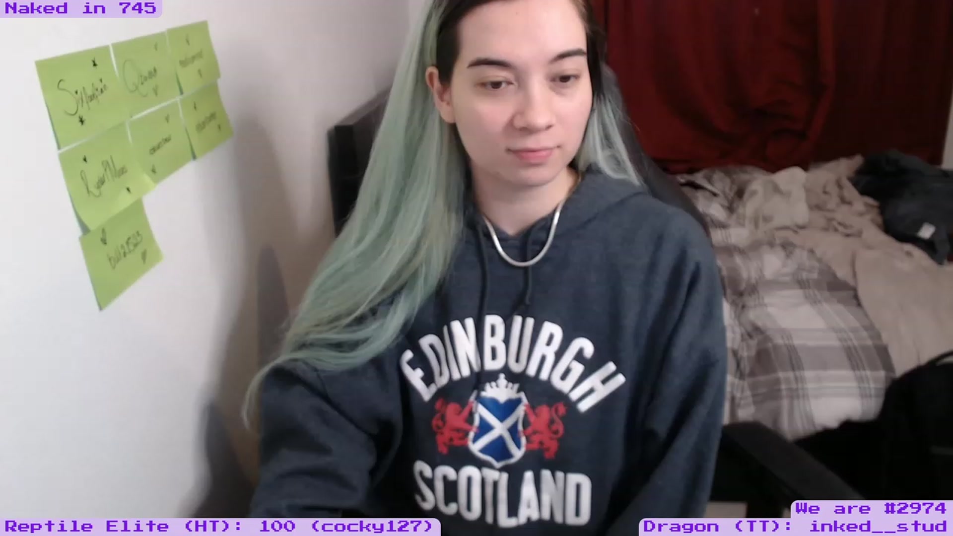 Gallery image thumbnail from EmoSmithers's myfreecams stream on, 04/10/2023, 14:05 image 1 of 20
