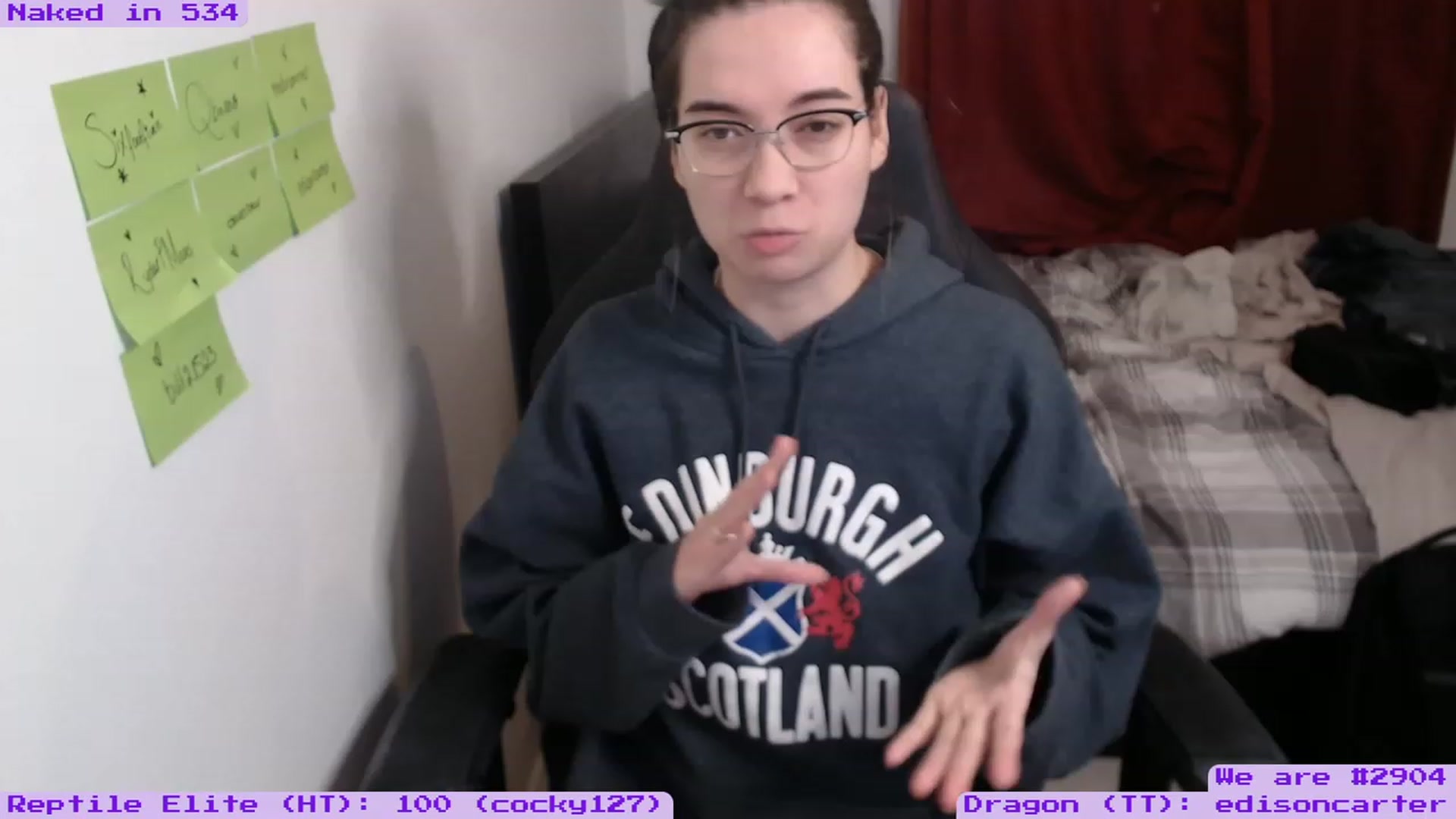 Gallery image thumbnail from EmoSmithers's myfreecams stream on, 04/10/2023, 14:49 image 13 of 20
