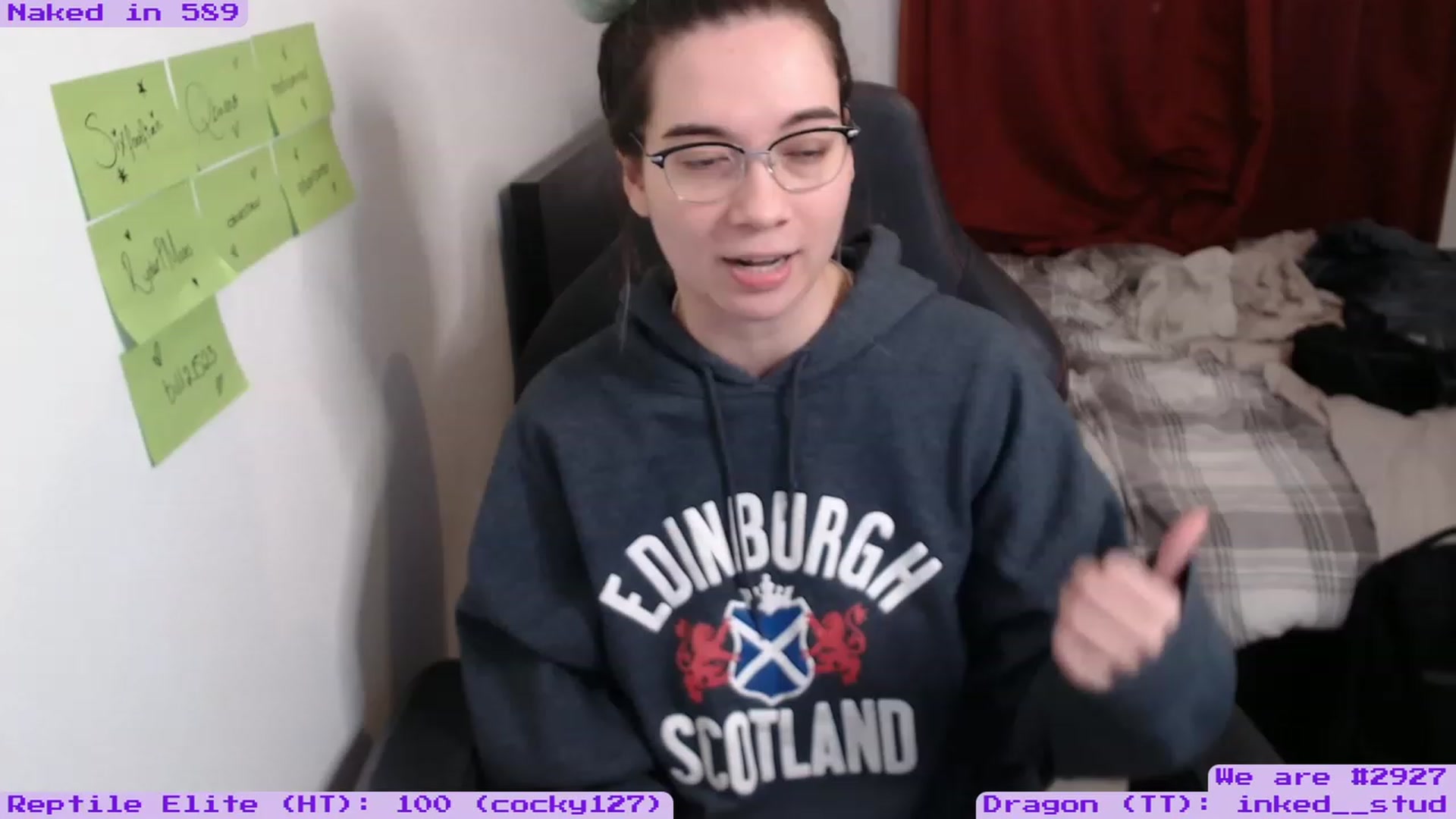 Gallery image thumbnail from EmoSmithers's myfreecams stream on, 04/10/2023, 14:49 image 7 of 20