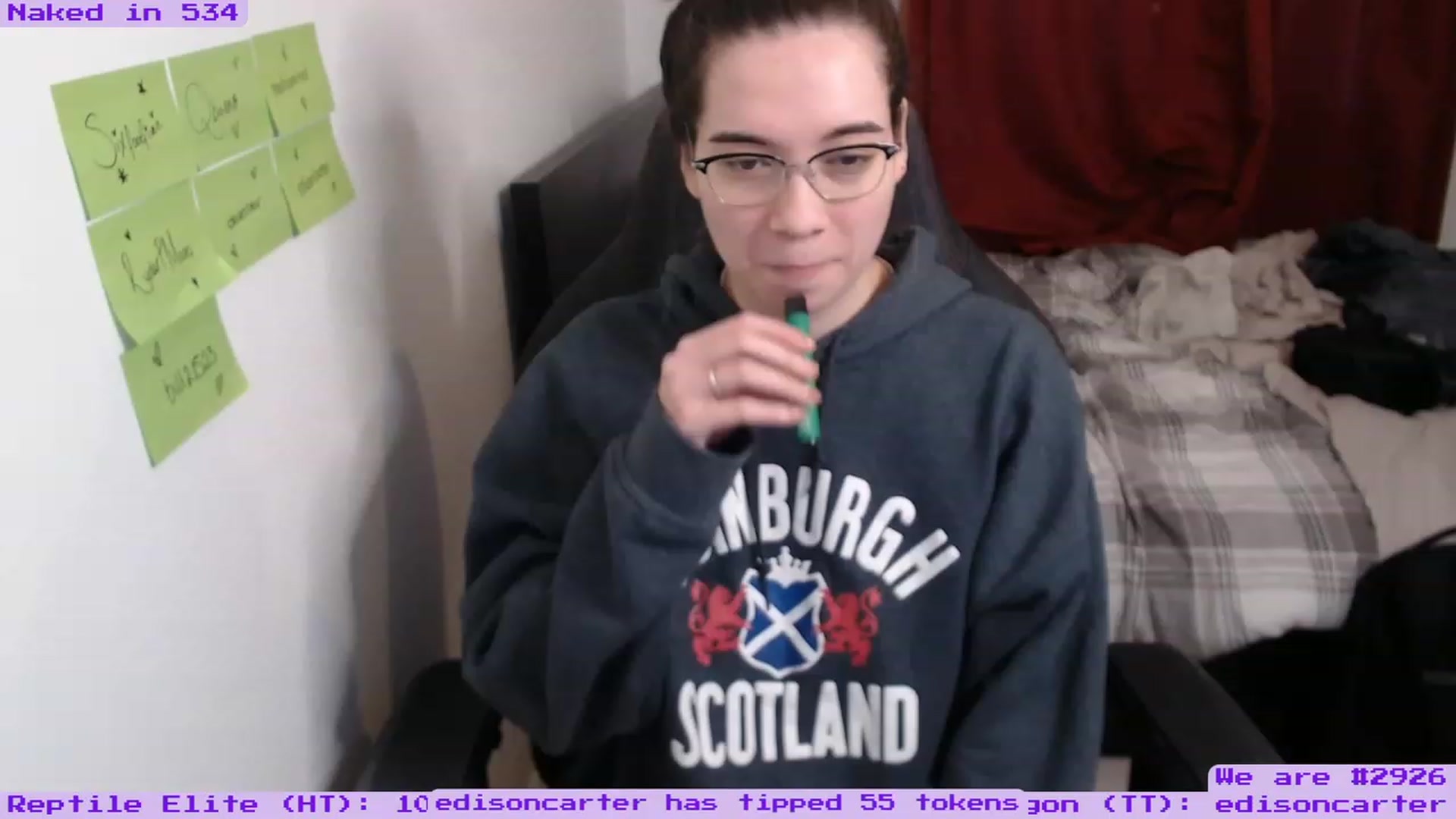 Gallery image thumbnail from EmoSmithers's myfreecams stream on, 04/10/2023, 14:49 image 8 of 20