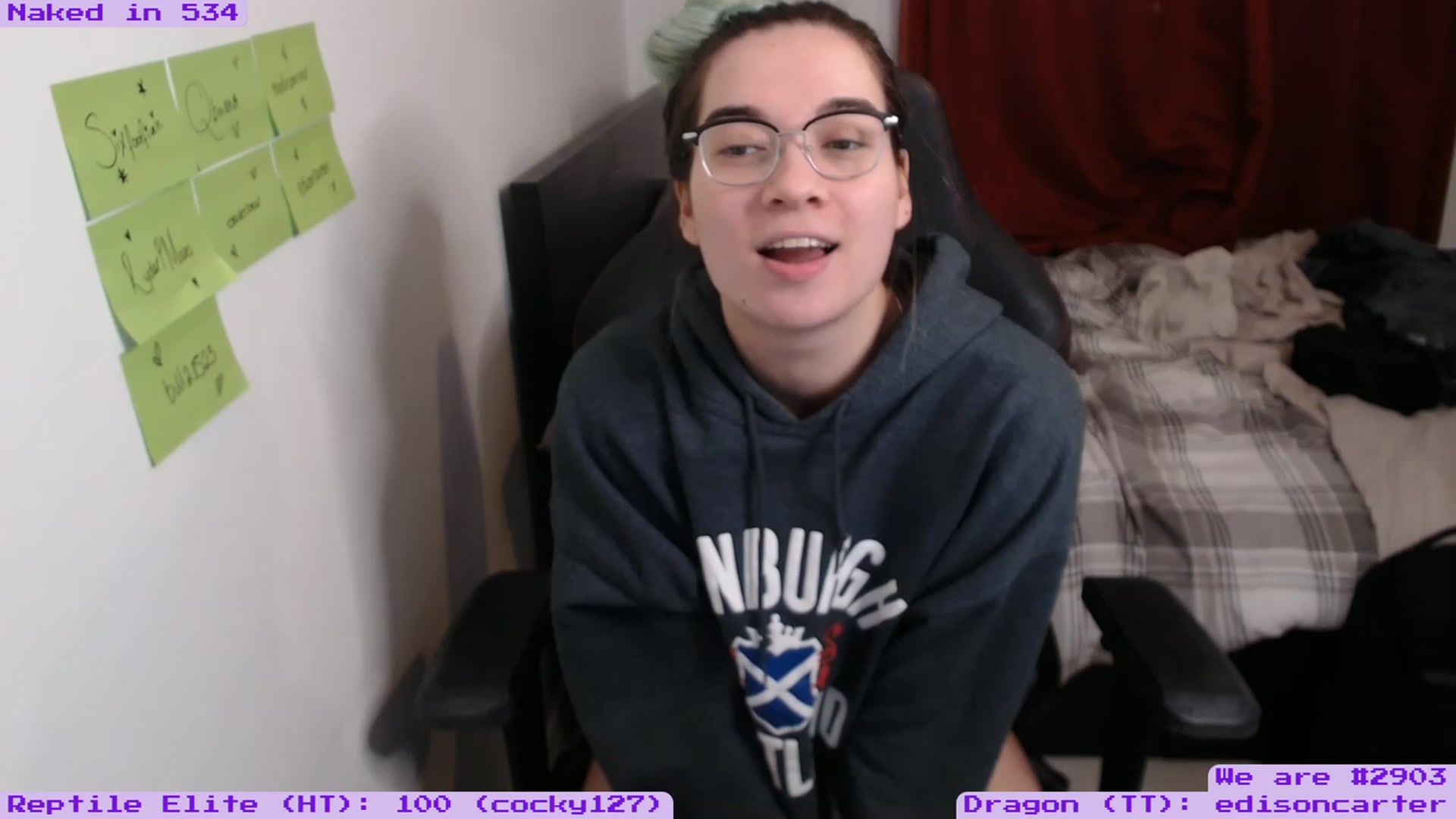 Gallery image thumbnail from EmoSmithers's myfreecams stream on, 04/10/2023, 14:49 image 9 of 20