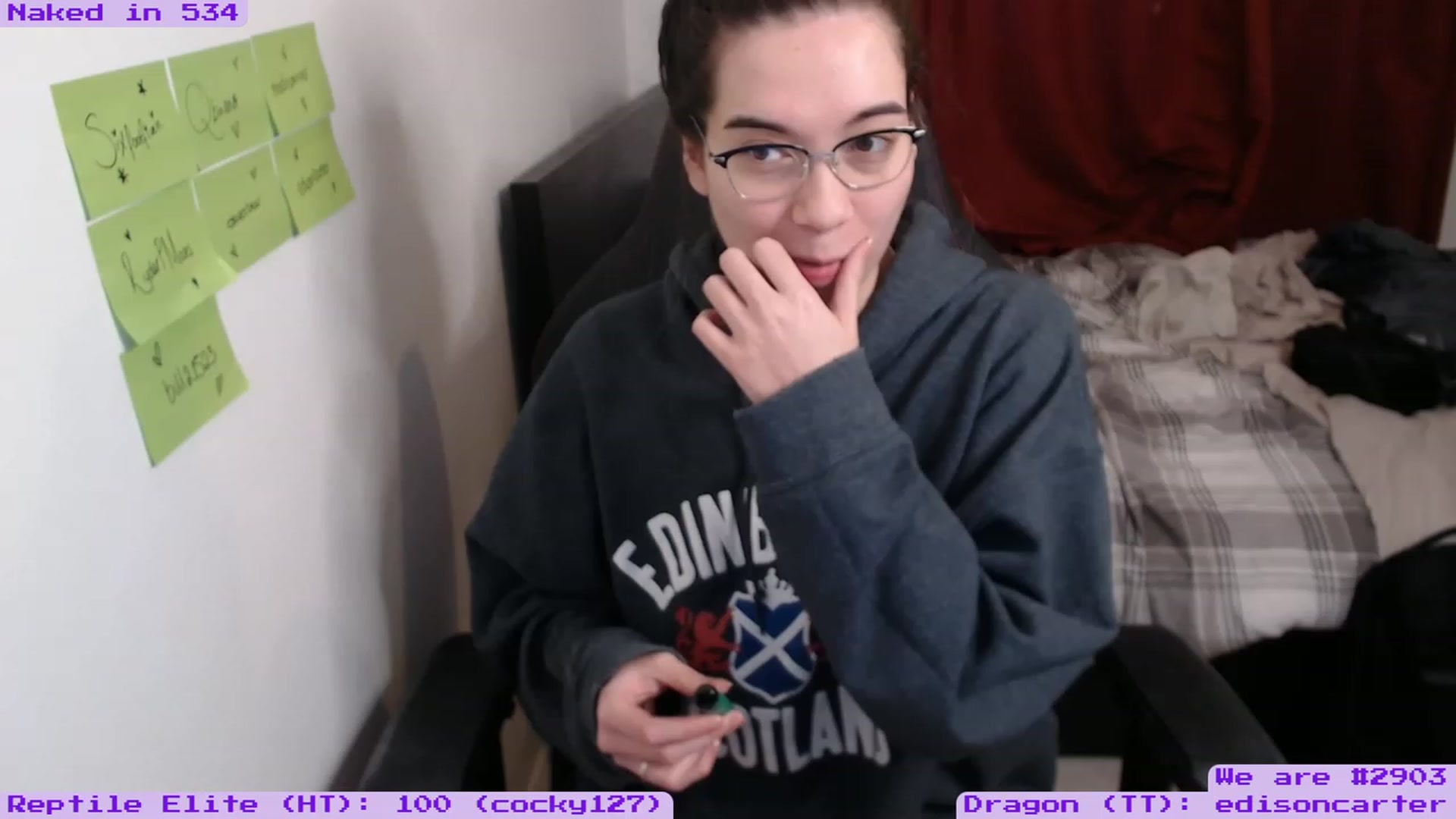 Gallery image thumbnail from EmoSmithers's myfreecams stream on, 04/10/2023, 14:49 image 10 of 20