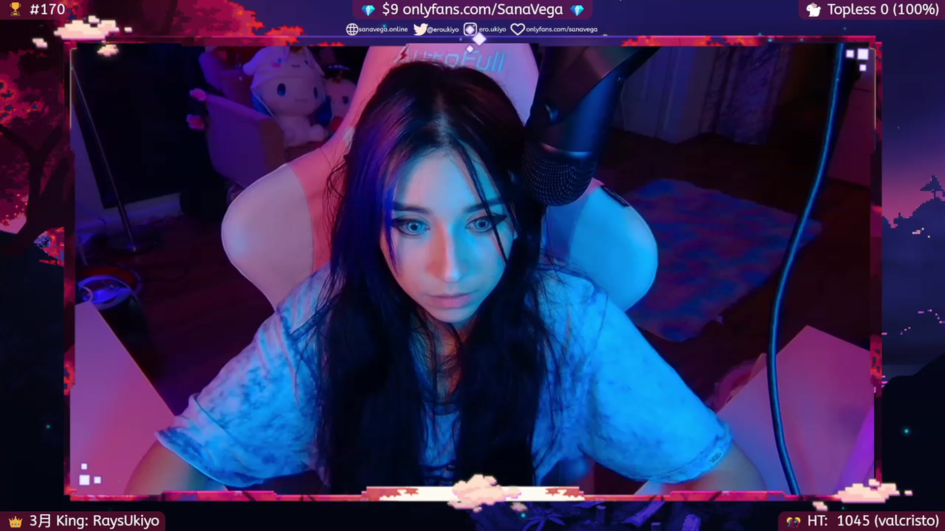 Gallery image thumbnail from EroUkiyo's myfreecams stream on, 03/18/2023, 05:21 image 6 of 20
