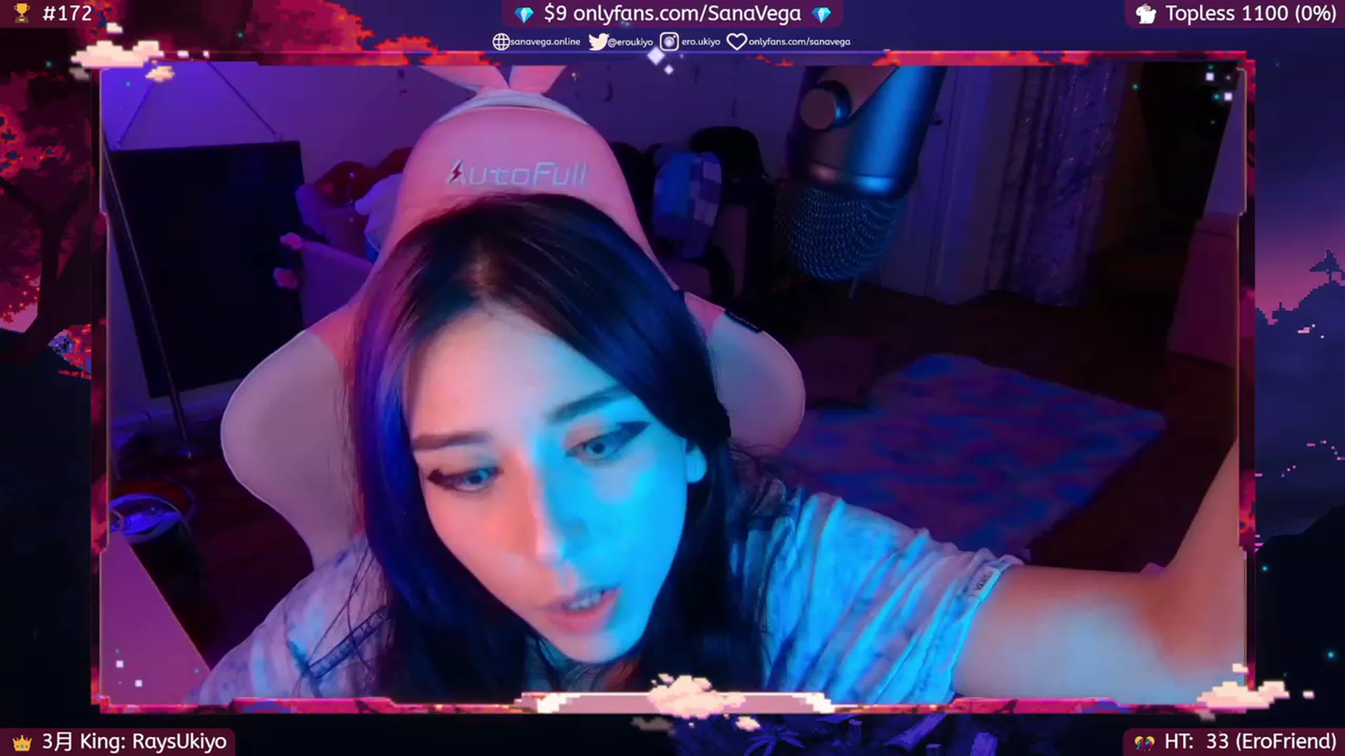 Gallery image thumbnail from EroUkiyo's myfreecams stream on, 03/18/2023, 05:21 image 3 of 20