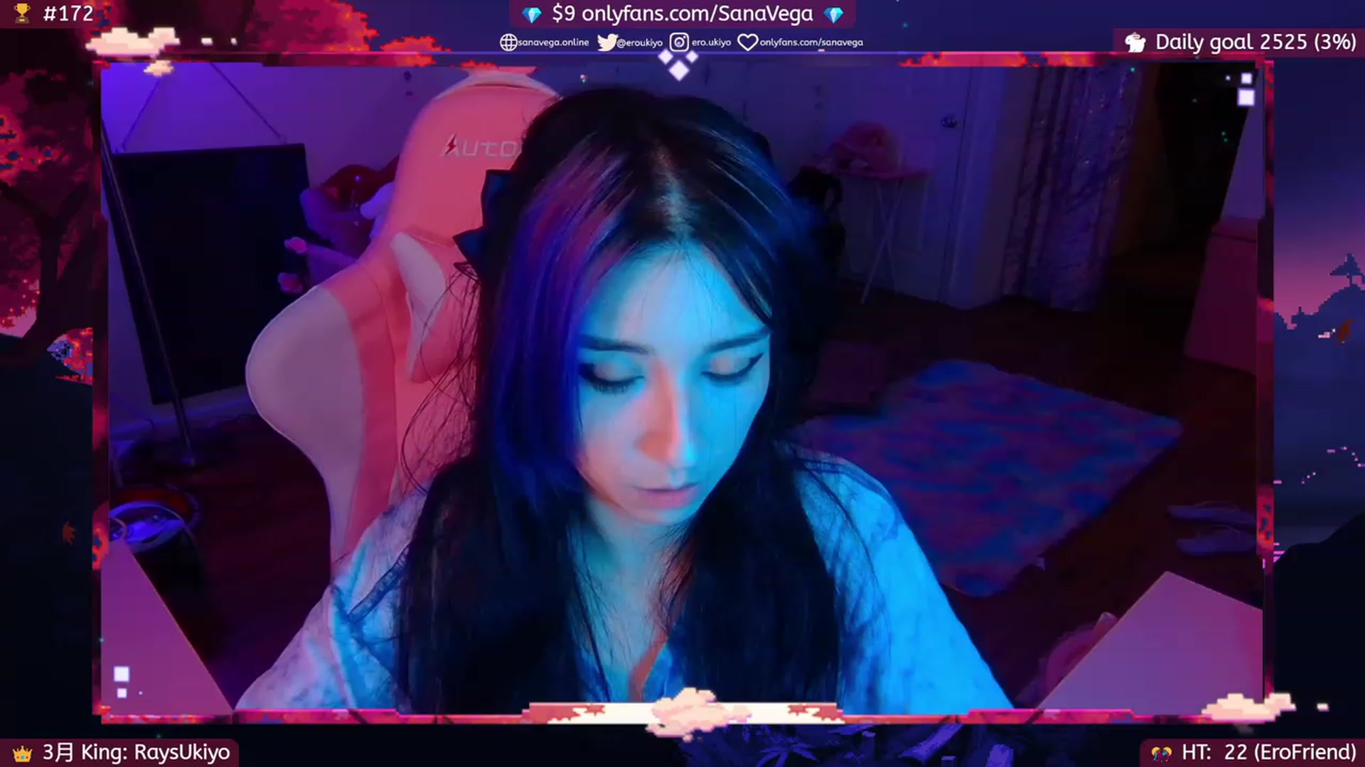 Gallery image thumbnail from EroUkiyo's myfreecams stream on, 03/18/2023, 05:21 image 1 of 20