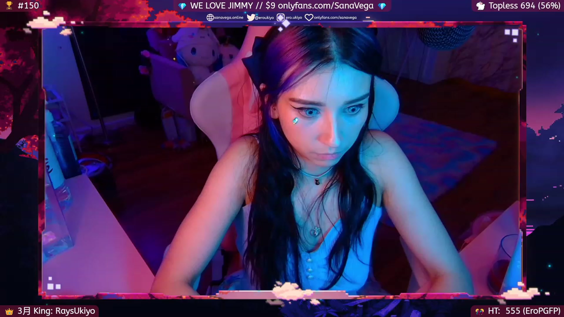 Gallery image thumbnail from EroUkiyo's myfreecams stream on, 03/19/2023, 05:14 image 12 of 20
