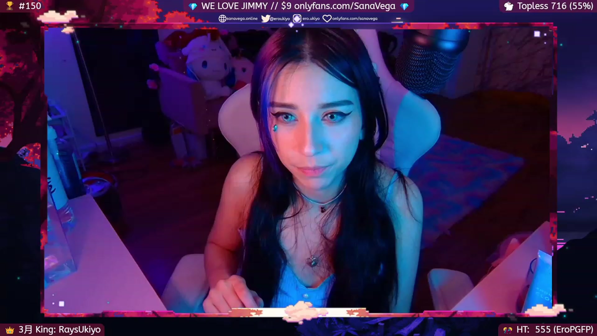 Gallery image thumbnail from EroUkiyo's myfreecams stream on, 03/19/2023, 05:14 image 6 of 20