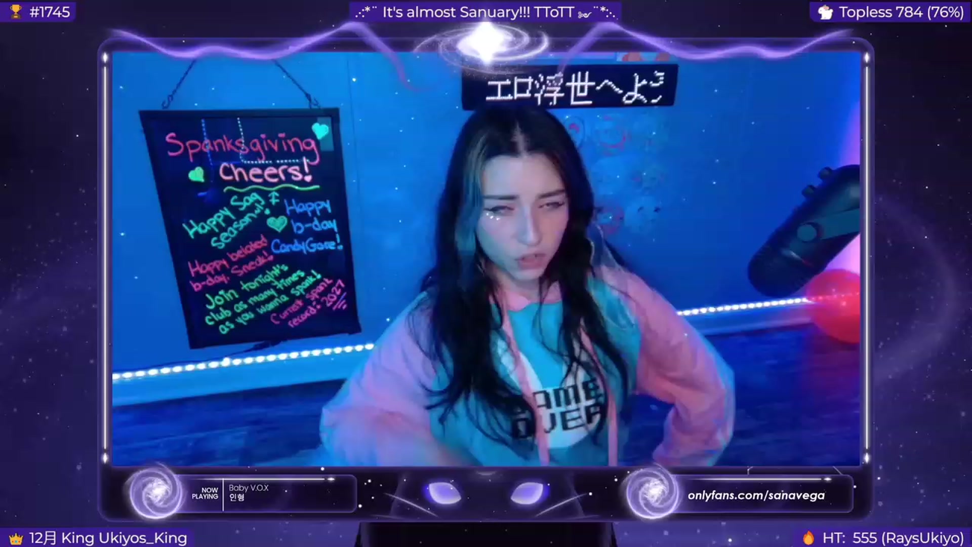Gallery image thumbnail from EroUkiyo's myfreecams stream on, 12/24/2023, 07:14 image 7 of 20