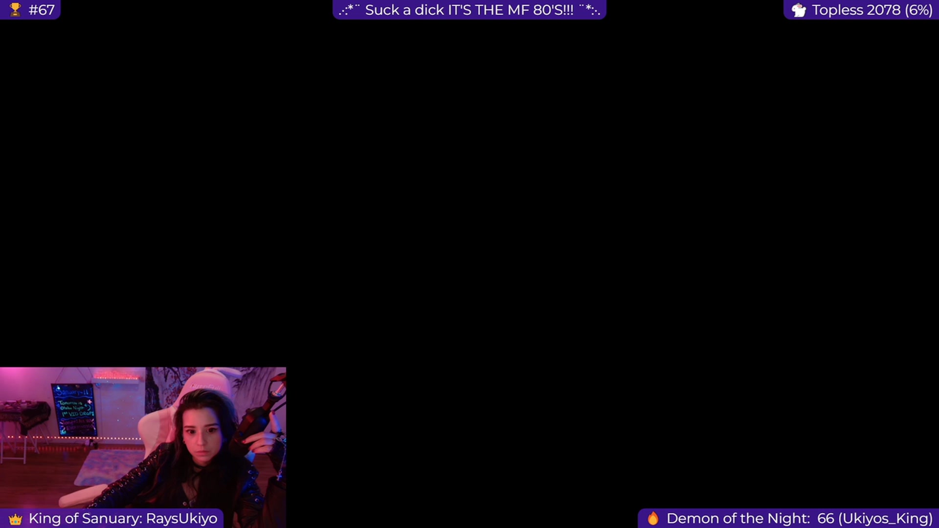 Gallery image thumbnail from EroUkiyo's myfreecams stream on, 01/06/2024, 03:28 image 13 of 20