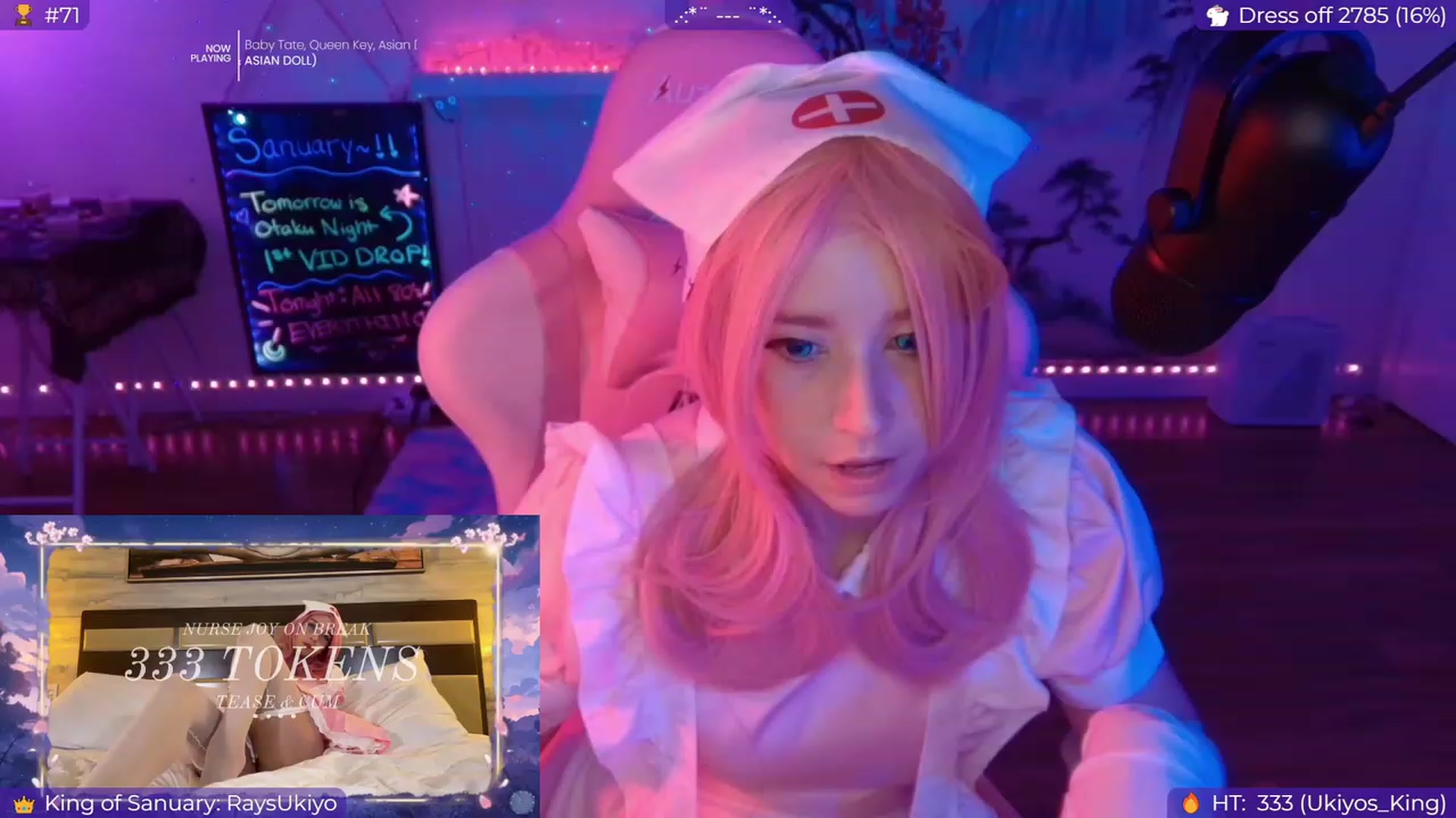 Gallery image thumbnail from EroUkiyo's myfreecams stream on, 01/07/2024, 04:12 image 8 of 20