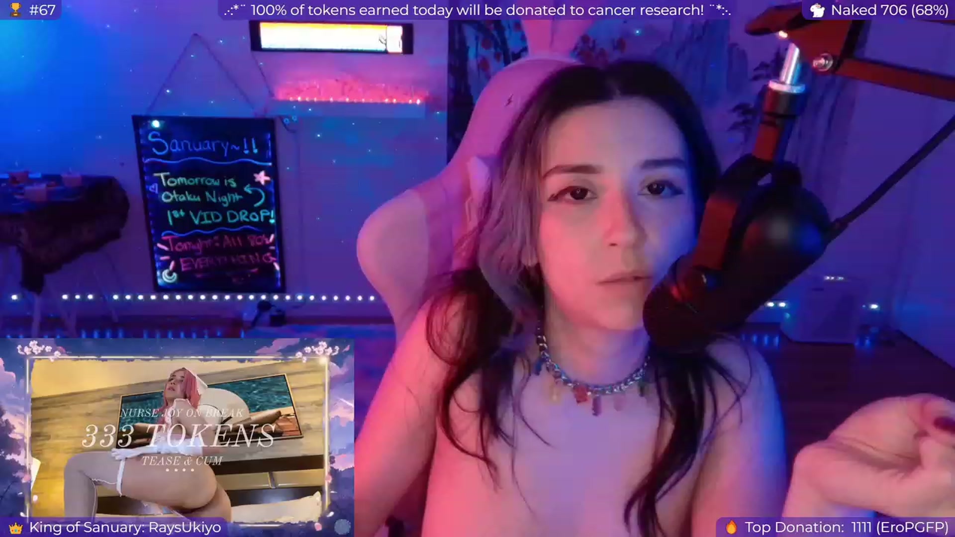 Gallery image thumbnail from EroUkiyo's myfreecams stream on, 01/08/2024, 04:56 image 1 of 20
