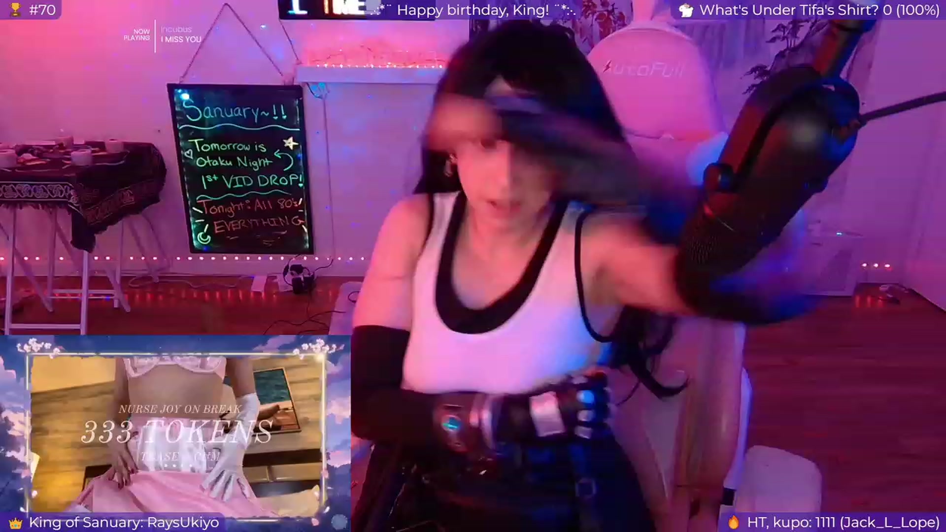 Gallery image thumbnail from EroUkiyo's myfreecams stream on, 01/13/2024, 08:46 image 14 of 20