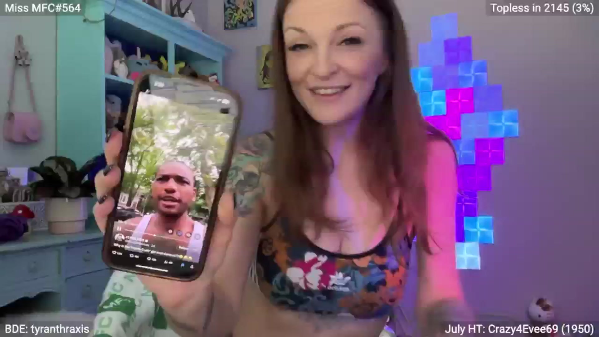Gallery image thumbnail from EveeMinx's myfreecams stream on, 07/14/2024, 24:28 image 20 of 20