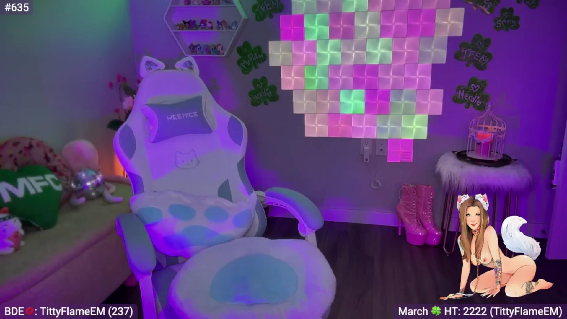 Gallery image thumbnail from EveeMinx's myfreecams stream on, 03/08/2026, 07:27 image 1 of 20