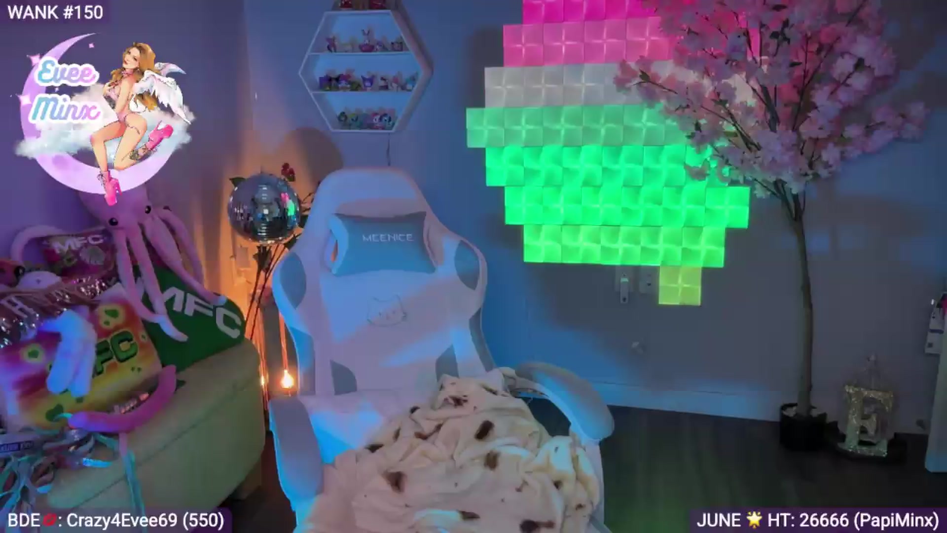 Gallery image thumbnail from EveeMinx's myfreecams stream on, 06/19/2026, 08:52 image 4 of 20