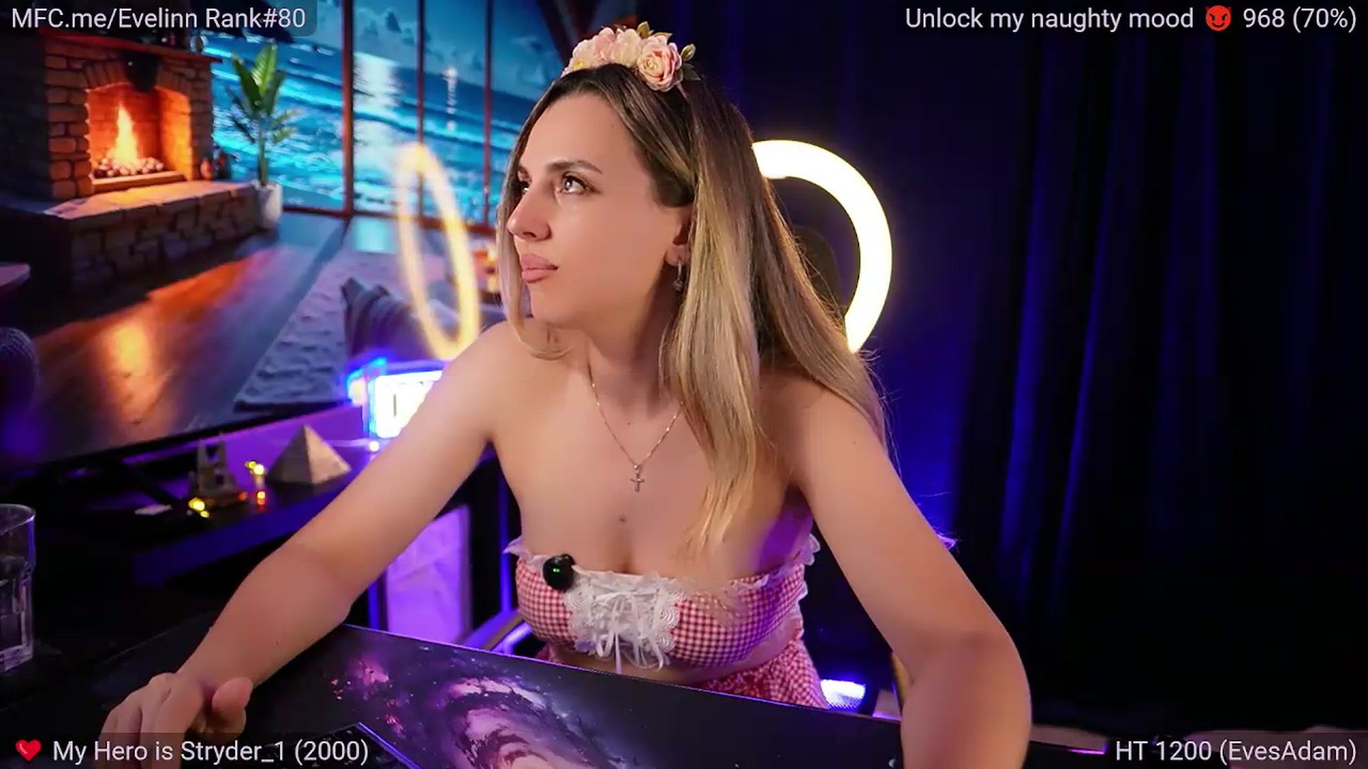 Gallery image thumbnail from Evelinn's myfreecams stream on, 09/13/2026, 05:08 image 6 of 20