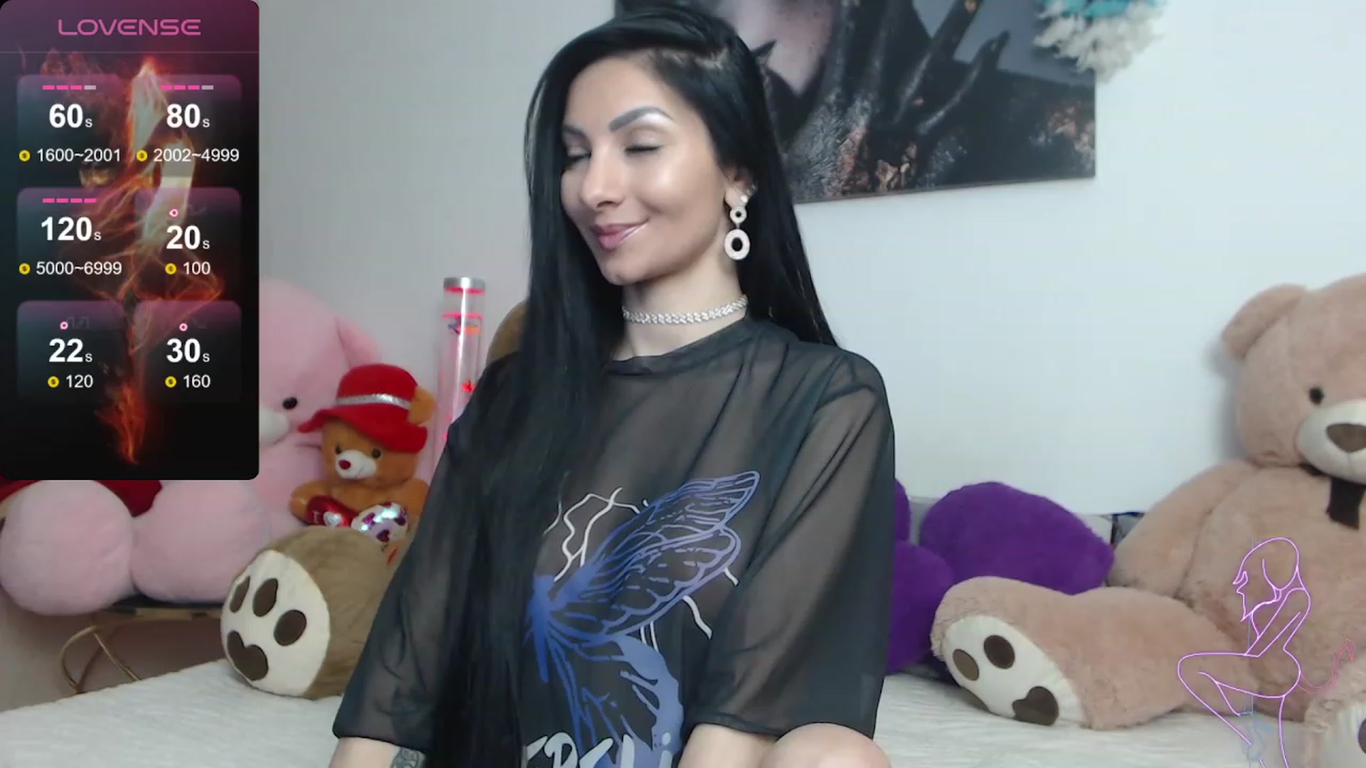 Gallery image thumbnail from EvelynAisha's myfreecams stream on, 02/11/2024, 04:11 image 2 of 20