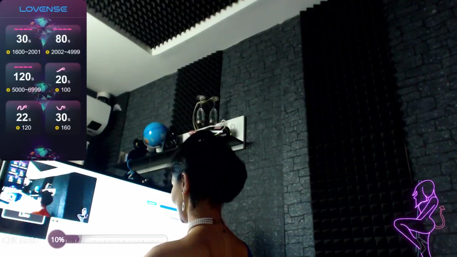 Gallery image thumbnail from EvelynAisha's myfreecams stream on, 07/14/2024, 21:20 image 7 of 20