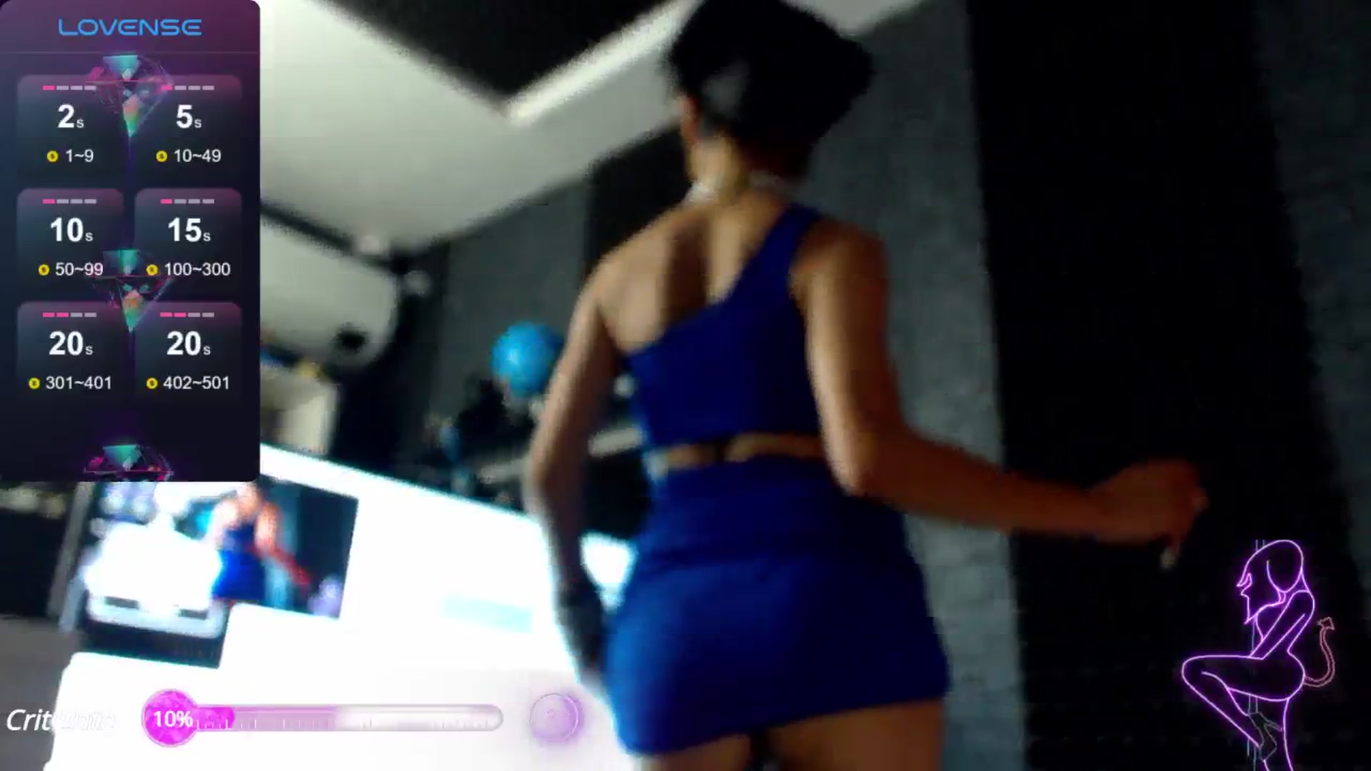 Gallery image thumbnail from EvelynAisha's myfreecams stream on, 07/14/2024, 21:20 image 6 of 20