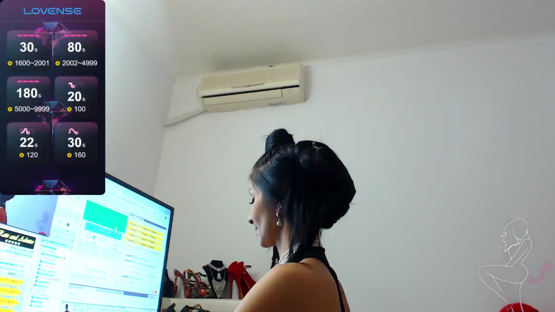 Gallery image thumbnail from EvelynAisha's myfreecams stream on, 08/06/2024, 18:39 image 20 of 20
