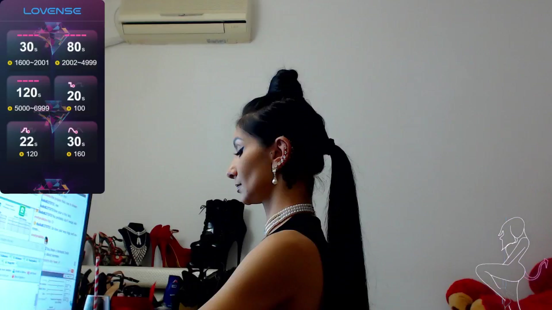 Gallery image thumbnail from EvelynAisha's myfreecams stream on, 08/07/2024, 17:14 image 1 of 20