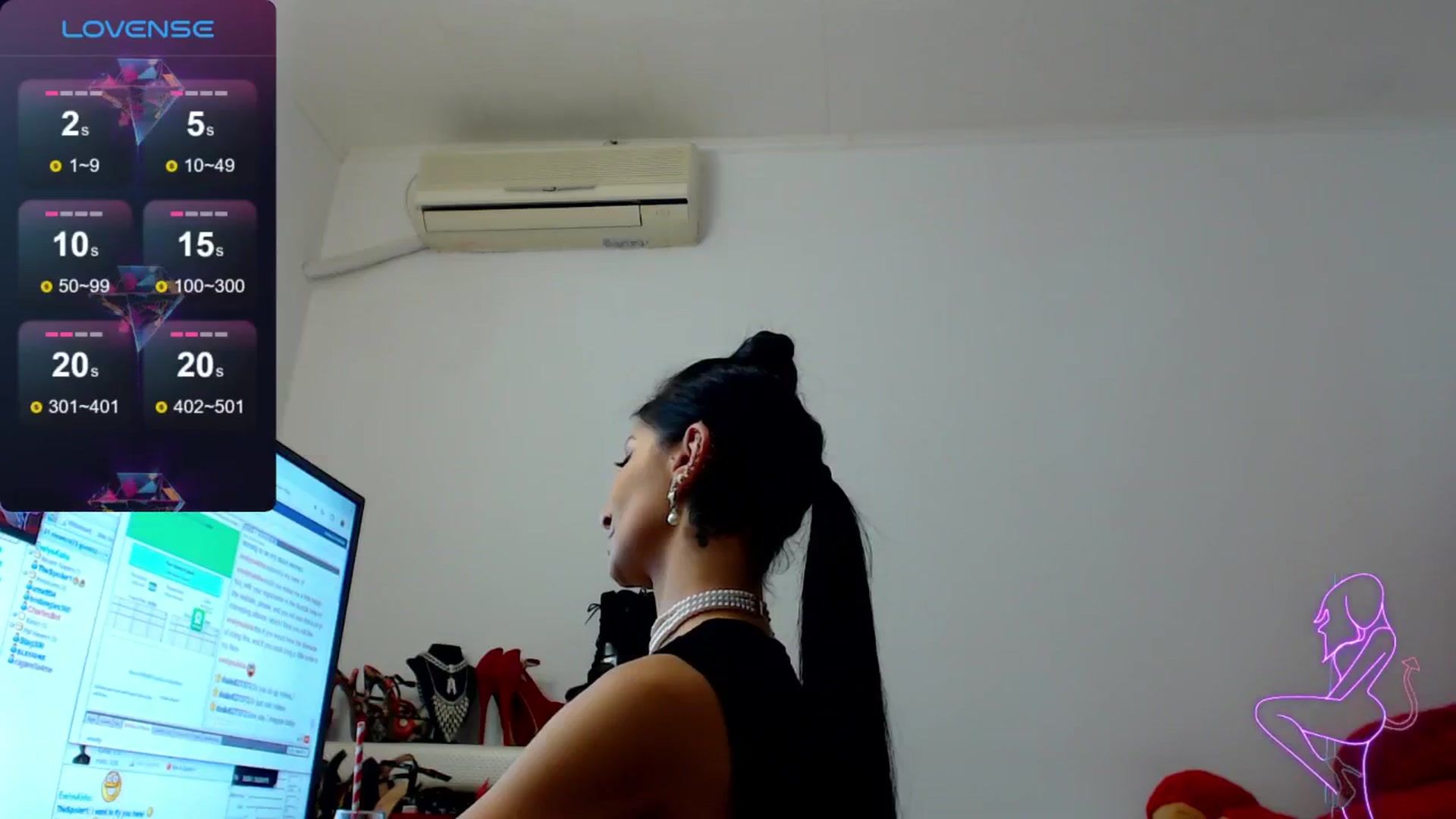 Gallery image thumbnail from EvelynAisha's myfreecams stream on, 08/07/2024, 17:14 image 5 of 20