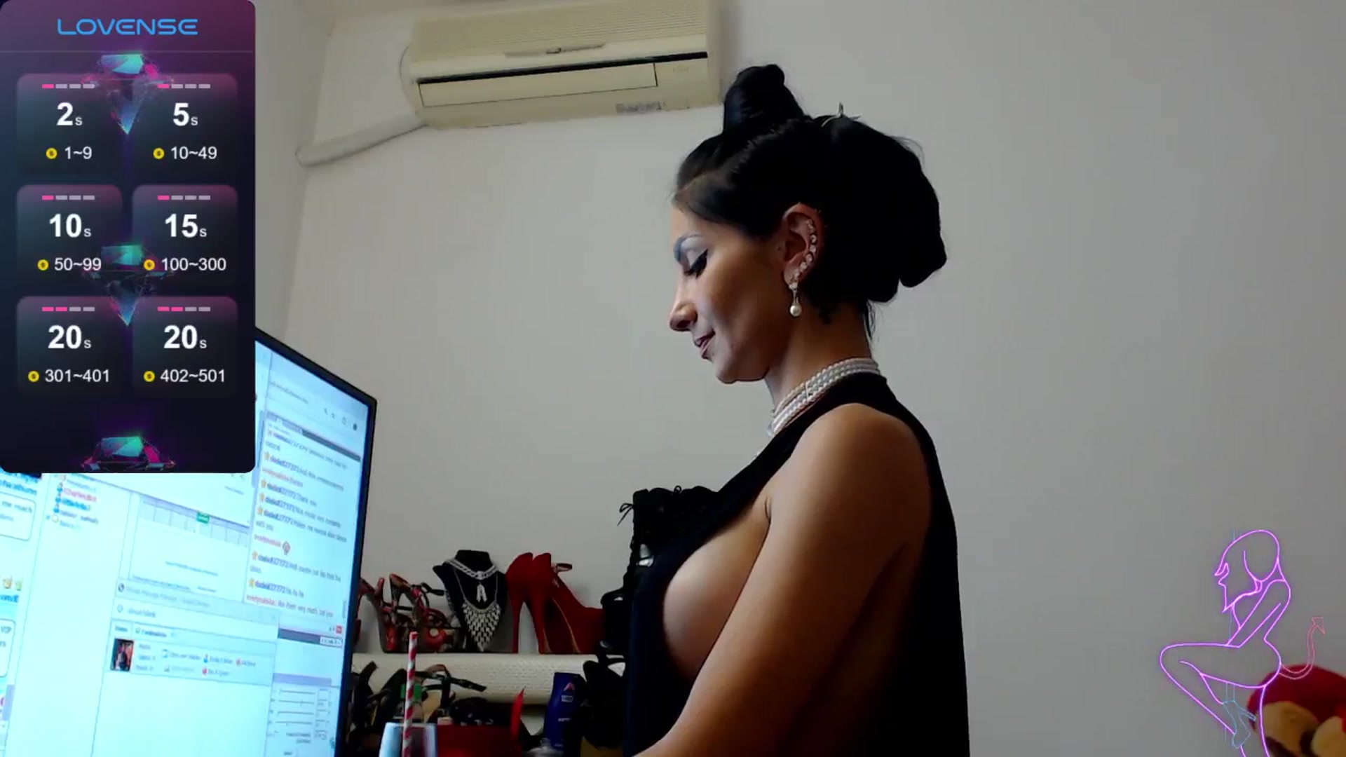 Gallery image thumbnail from EvelynAisha's myfreecams stream on, 08/07/2024, 18:55 image 12 of 20