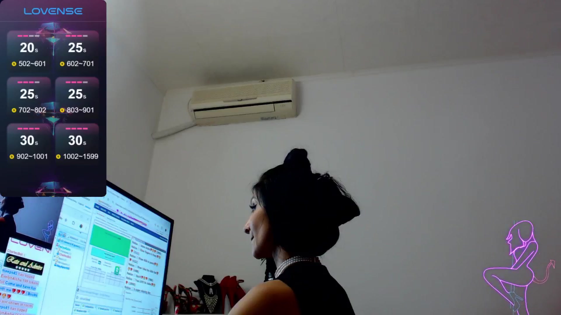 Gallery image thumbnail from EvelynAisha's myfreecams stream on, 08/07/2024, 18:55 image 5 of 20