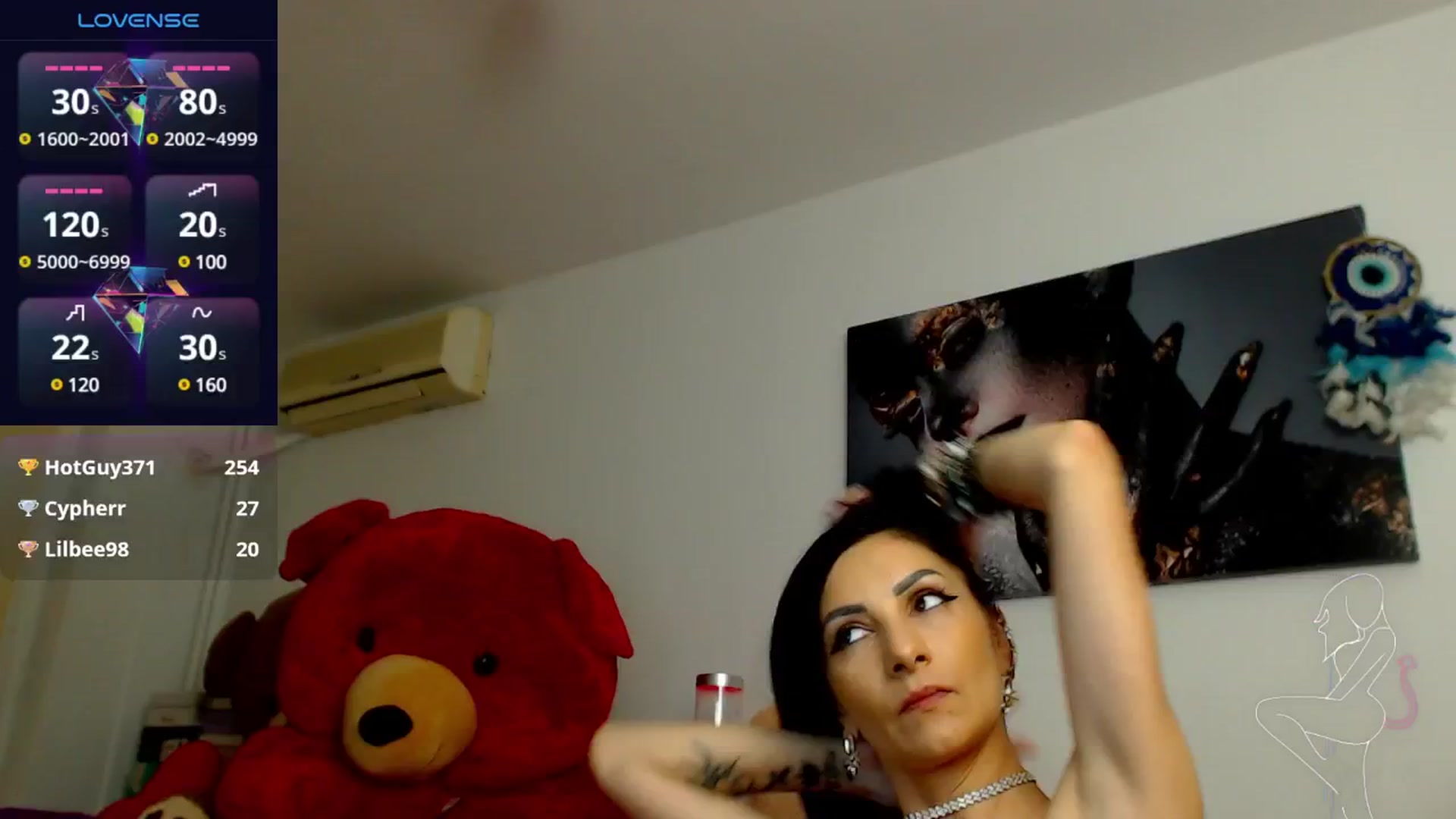 Gallery image thumbnail from EvelynAisha's myfreecams stream on, 09/17/2024, 05:16 image 13 of 20