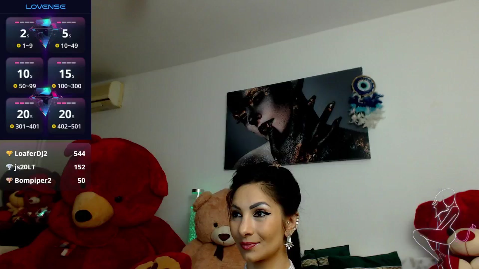 Gallery image thumbnail from EvelynAisha's myfreecams stream on, 10/09/2024, 18:56 image 1 of 20