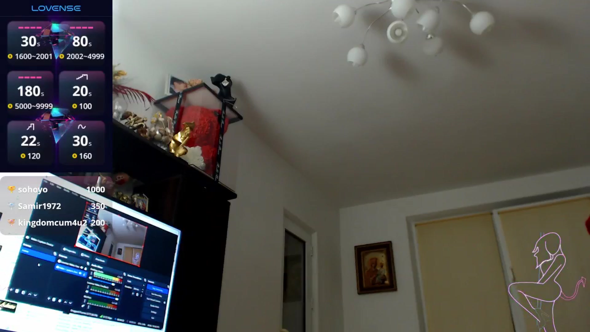 Gallery image thumbnail from EvelynAisha's myfreecams stream on, 10/23/2024, 20:24 image 12 of 20