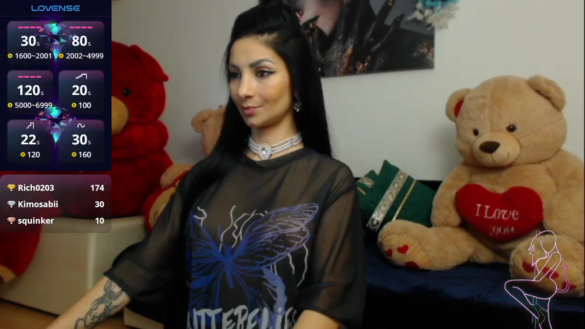 Gallery image thumbnail from EvelynAisha's myfreecams stream on, 11/03/2024, 17:19 image 13 of 20
