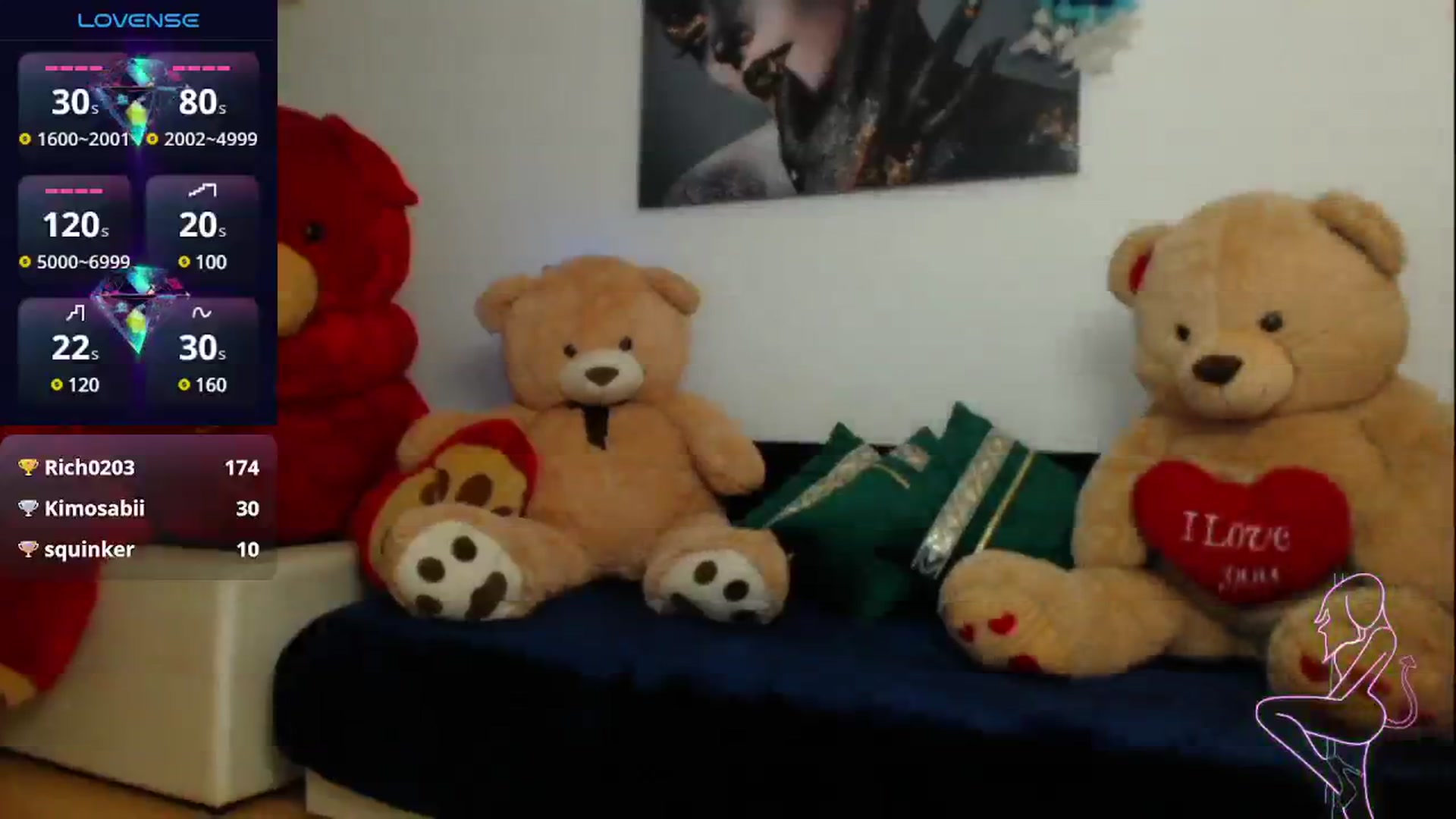 Gallery image thumbnail from EvelynAisha's myfreecams stream on, 11/03/2024, 17:19 image 8 of 20