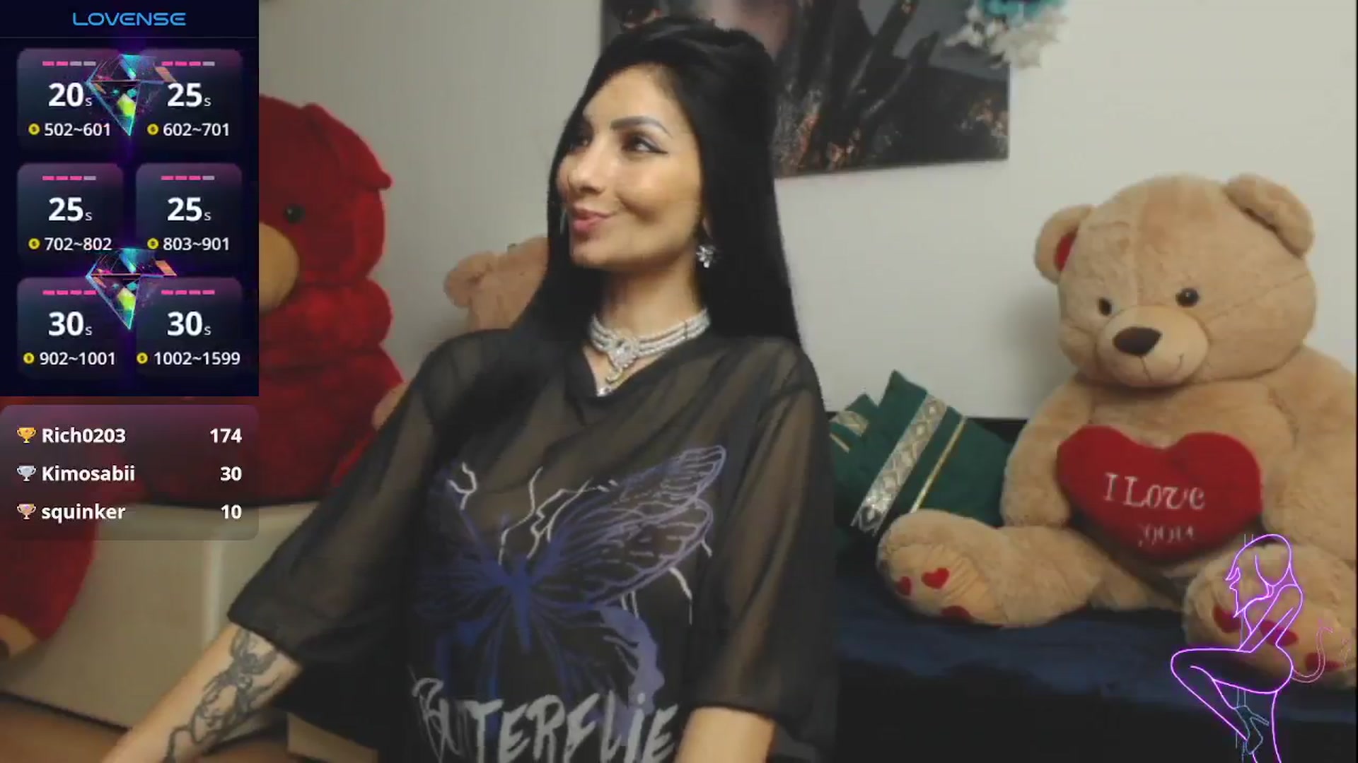 Gallery image thumbnail from EvelynAisha's myfreecams stream on, 11/03/2024, 17:19 image 16 of 20