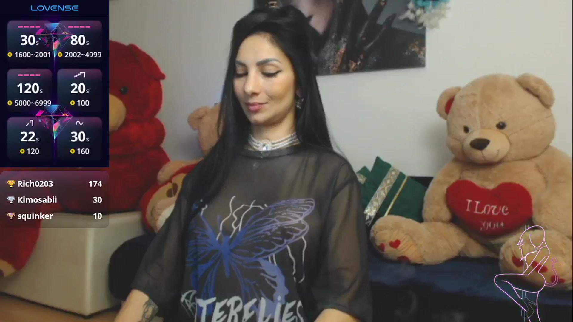 Gallery image thumbnail from EvelynAisha's myfreecams stream on, 11/03/2024, 17:19 image 18 of 20