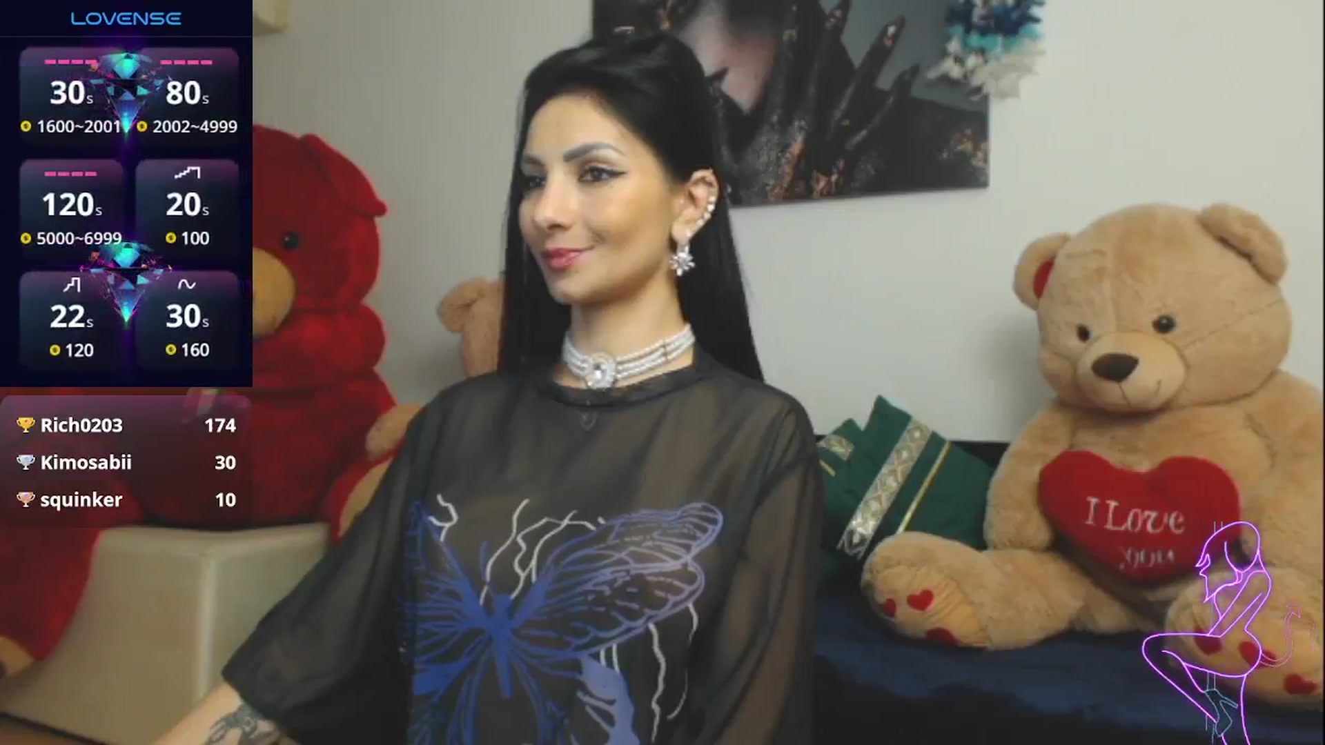 Gallery image thumbnail from EvelynAisha's myfreecams stream on, 11/03/2024, 19:24 image 2 of 20