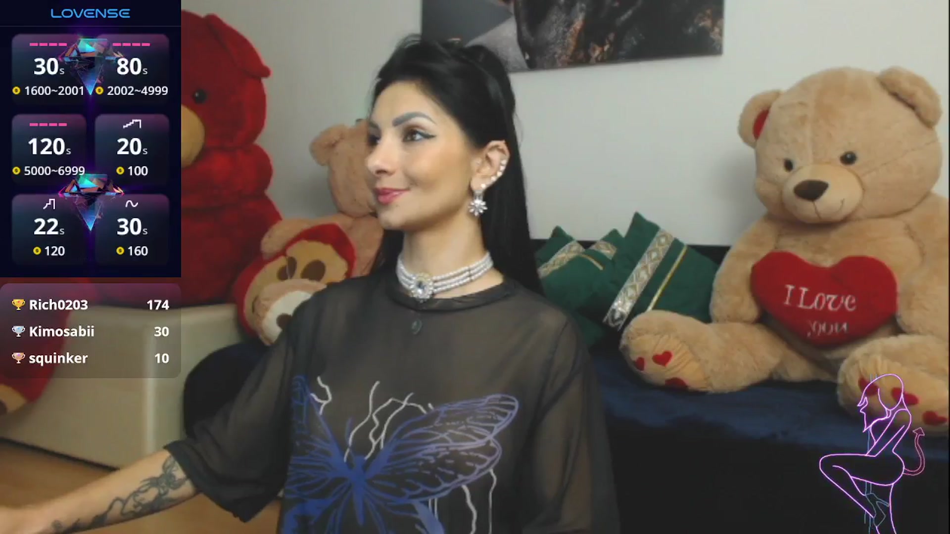 Gallery image thumbnail from EvelynAisha's myfreecams stream on, 11/03/2024, 19:24 image 4 of 20