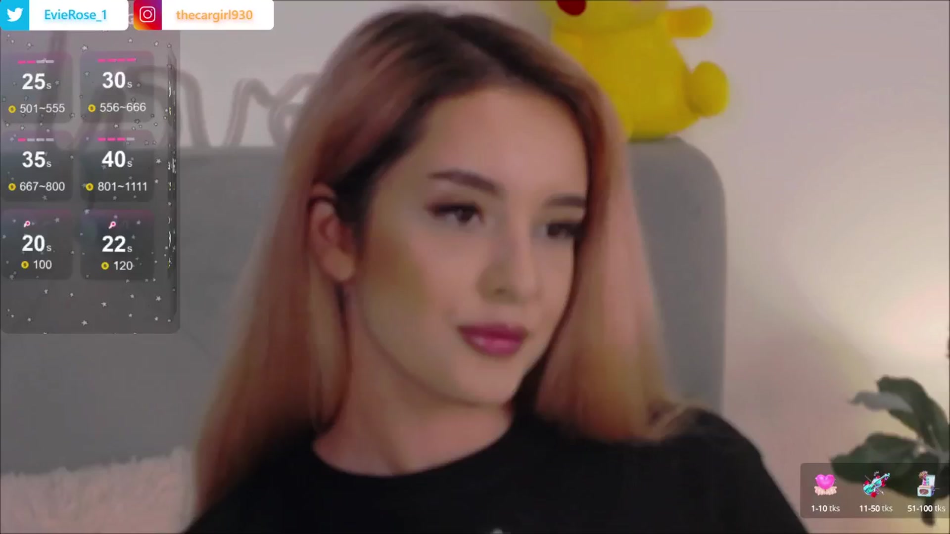 Gallery image thumbnail from EvieRosie's myfreecams stream on, 06/08/2024, 16:30 image 20 of 20