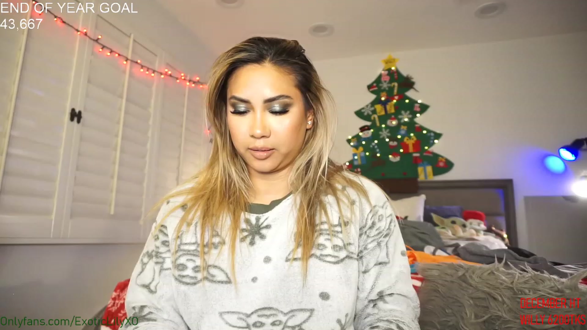 Gallery image thumbnail from ExoticLilyXO's myfreecams stream on, 12/24/2022, 04:31 image 10 of 20