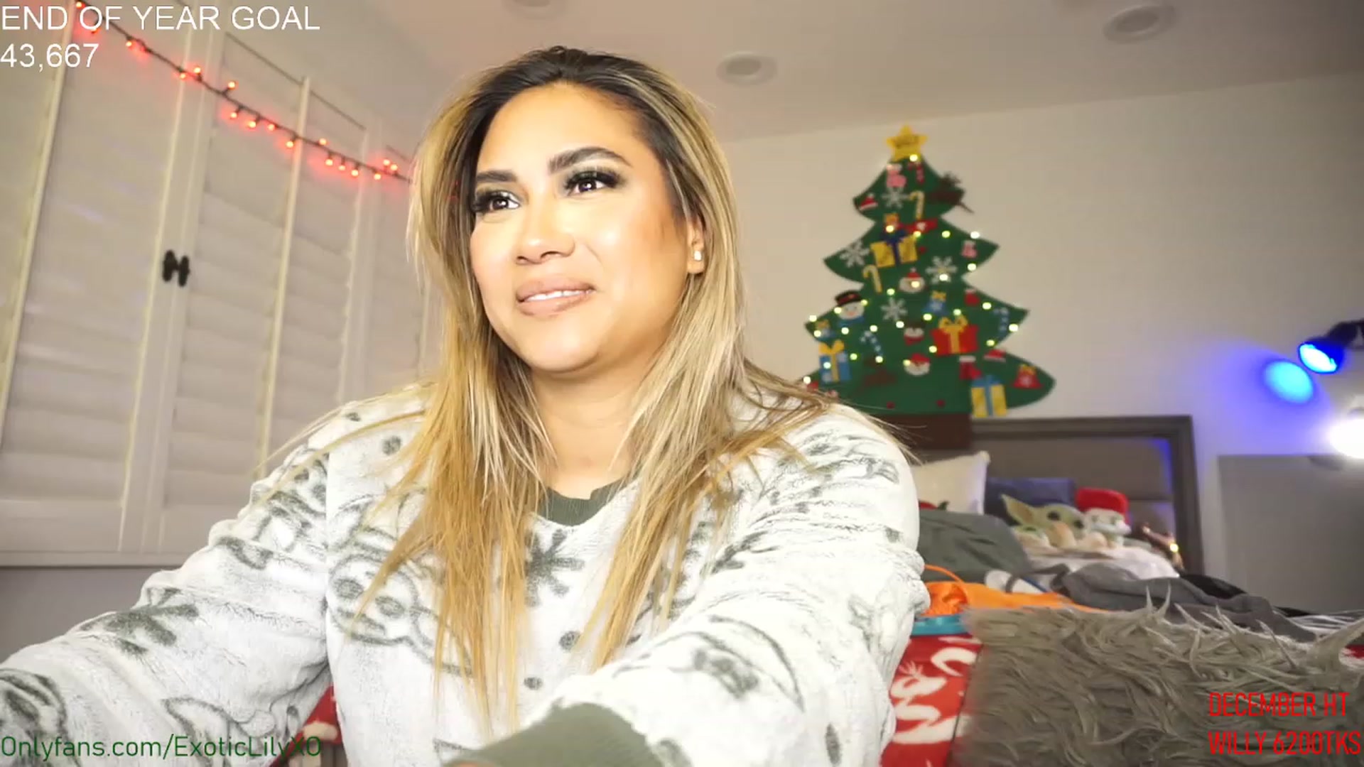 Gallery image thumbnail from ExoticLilyXO's myfreecams stream on, 12/24/2022, 04:31 image 13 of 20
