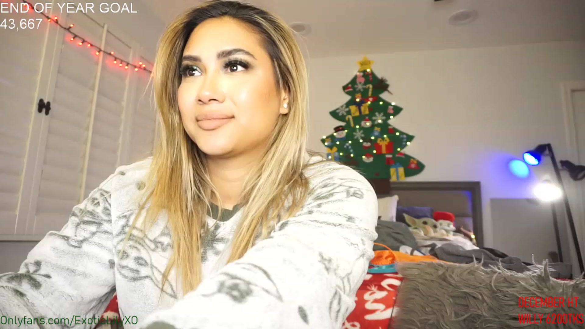 Gallery image thumbnail from ExoticLilyXO's myfreecams stream on, 12/24/2022, 04:31 image 15 of 20