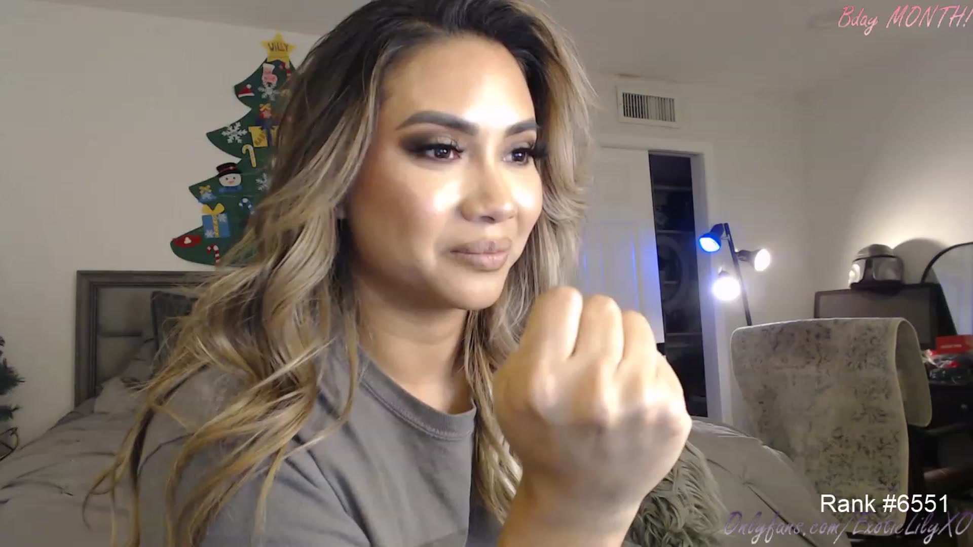 Gallery image thumbnail from ExoticLilyXO's myfreecams stream on, 01/05/2023, 04:49 image 4 of 20