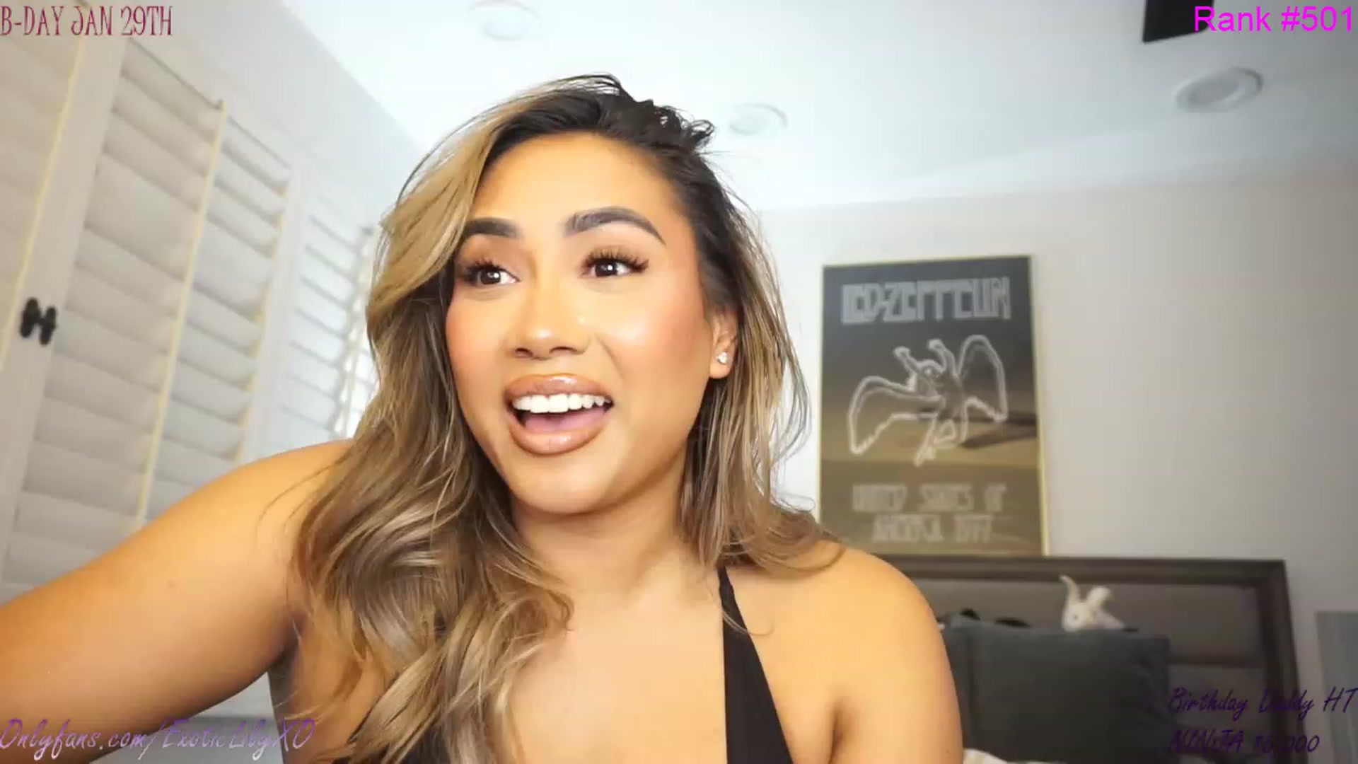 Gallery image thumbnail from ExoticLilyXO's myfreecams stream on, 01/16/2023, 05:40 image 11 of 20